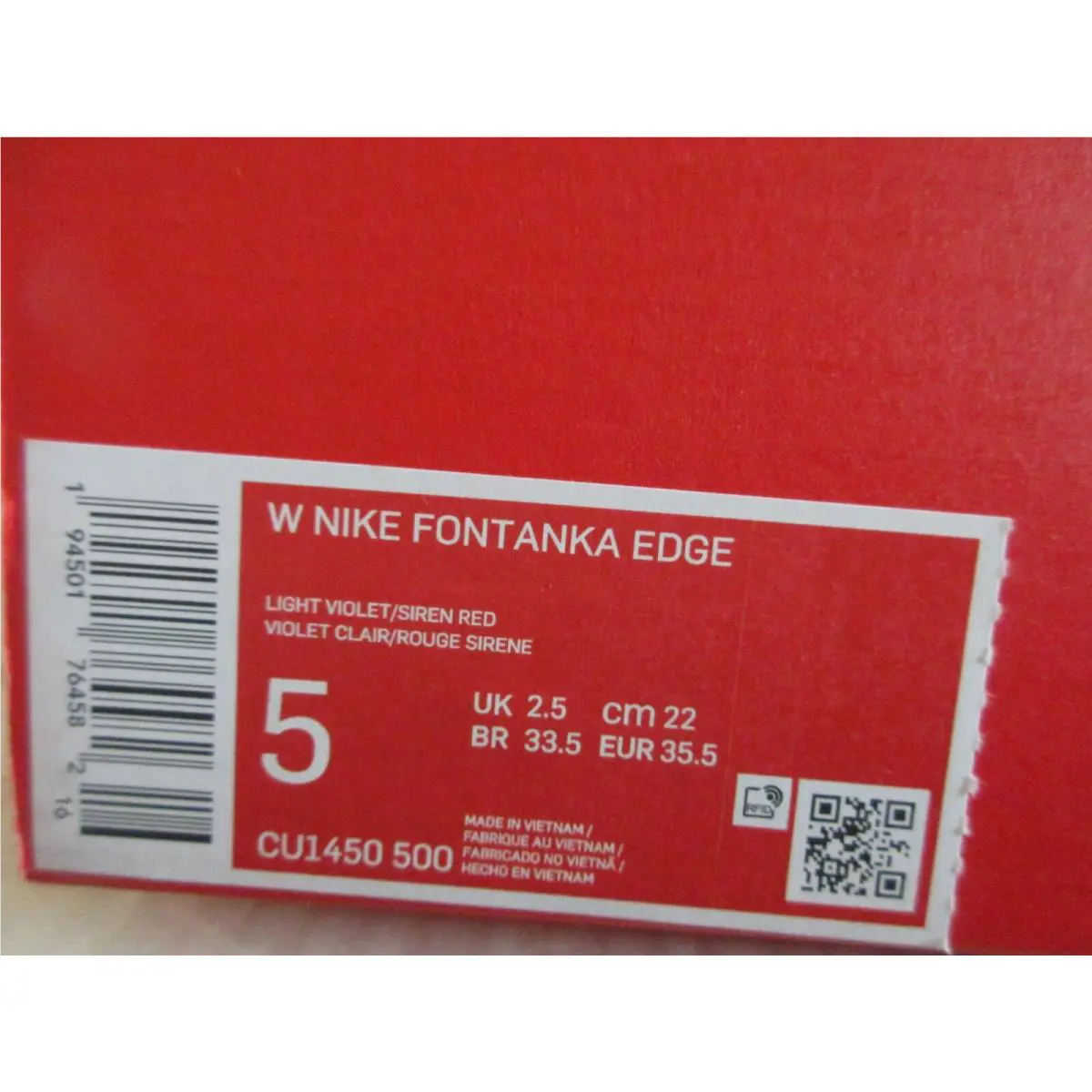 Nike shoes - Nike Fontanka Edge - Fontanka Edge - CU1450-500 - Purple (UPC: 194501764582) 3
