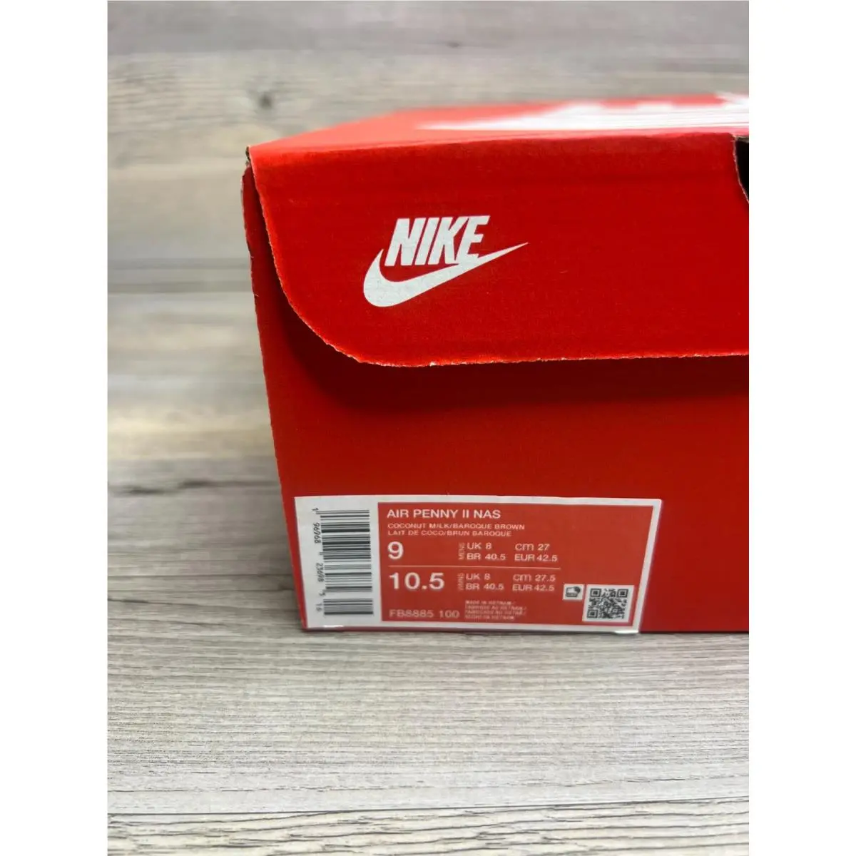 Nike shoes - Nike Air Penny - Air Penny - FB8885-100 - Brown (UPC: 196968236985) 8