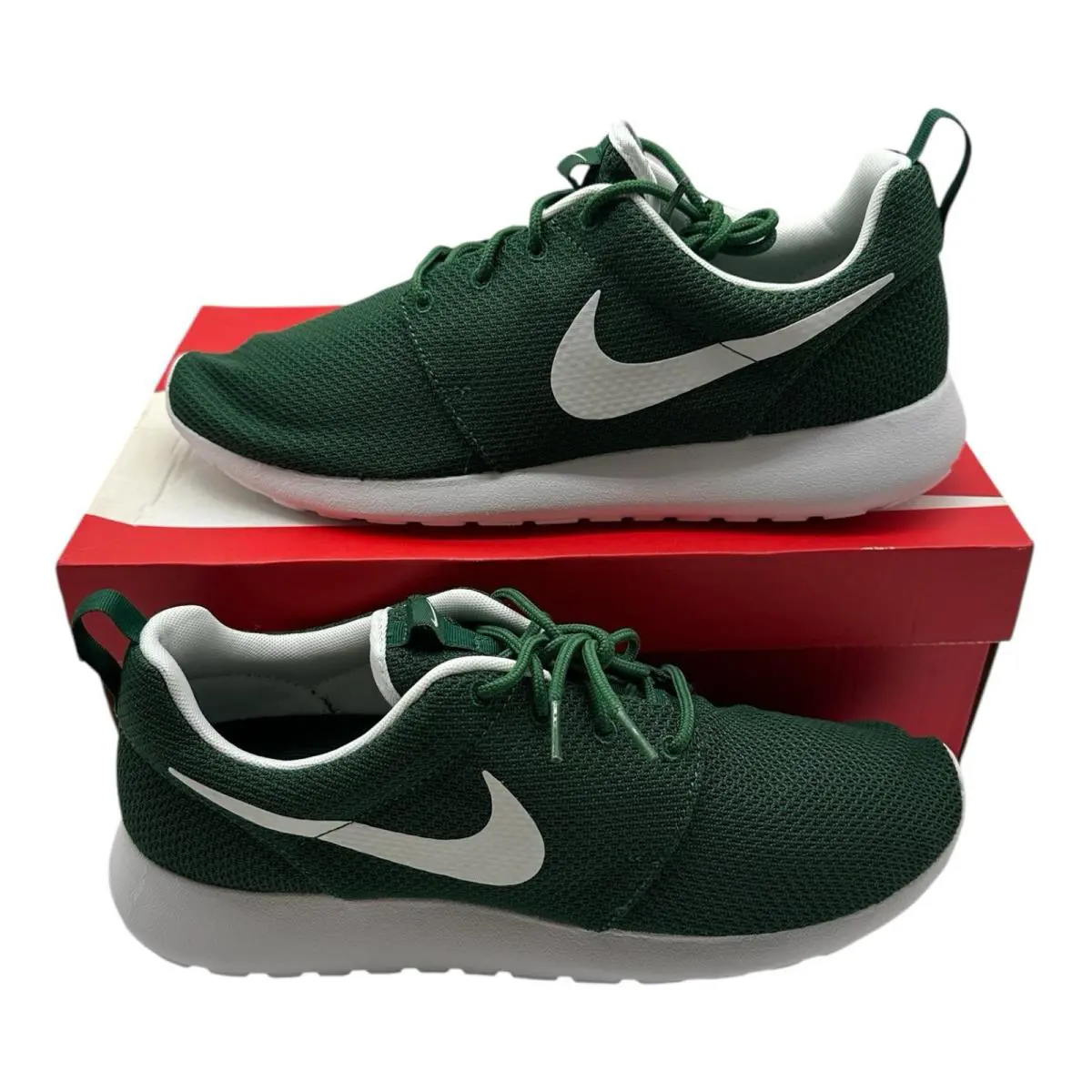Nike Roshe One Running Shoes Mens 11.5 Gorge Green/white Sneakers 511881-313