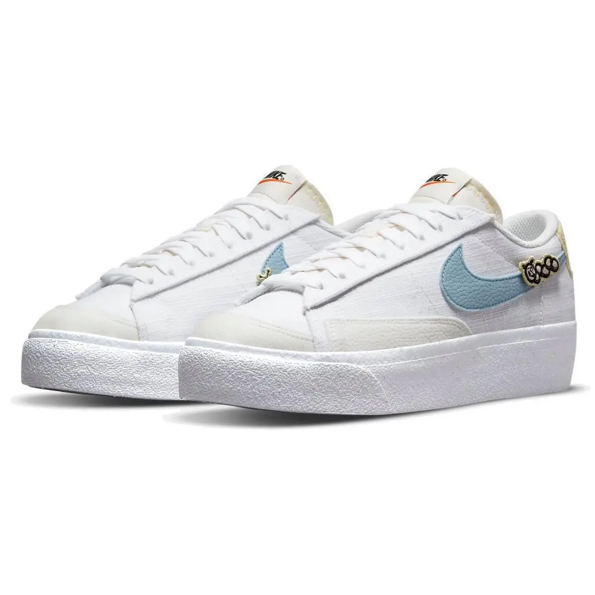 Nike shoes - Nike Blazer Low Platform SE Next Nature - DJ6376-100 - White/Pink Oxford/Pale Ivory/Boarder Blue (UPC: 195866292000) 1