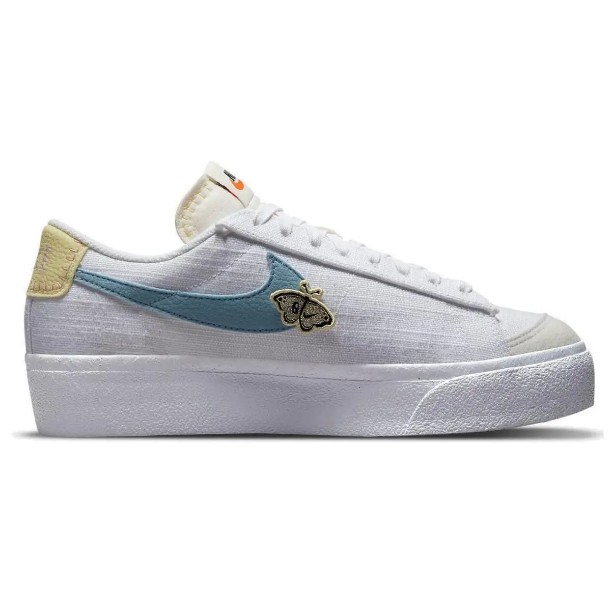 Nike shoes - Nike Blazer Low Platform SE Next Nature - DJ6376-100 - White/Pink Oxford/Pale Ivory/Boarder Blue (UPC: 195866292000) 4