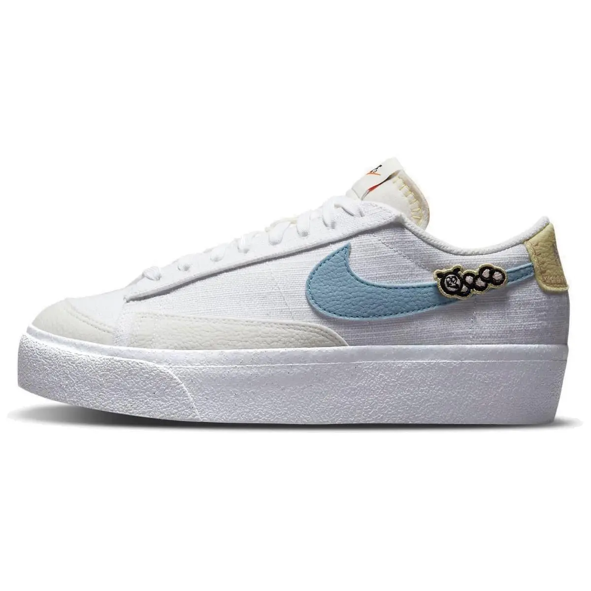 Nike shoes - Nike Blazer Low Platform SE Next Nature - DJ6376-100 - White/Pink Oxford/Pale Ivory/Boarder Blue (UPC: 195866292000) 6