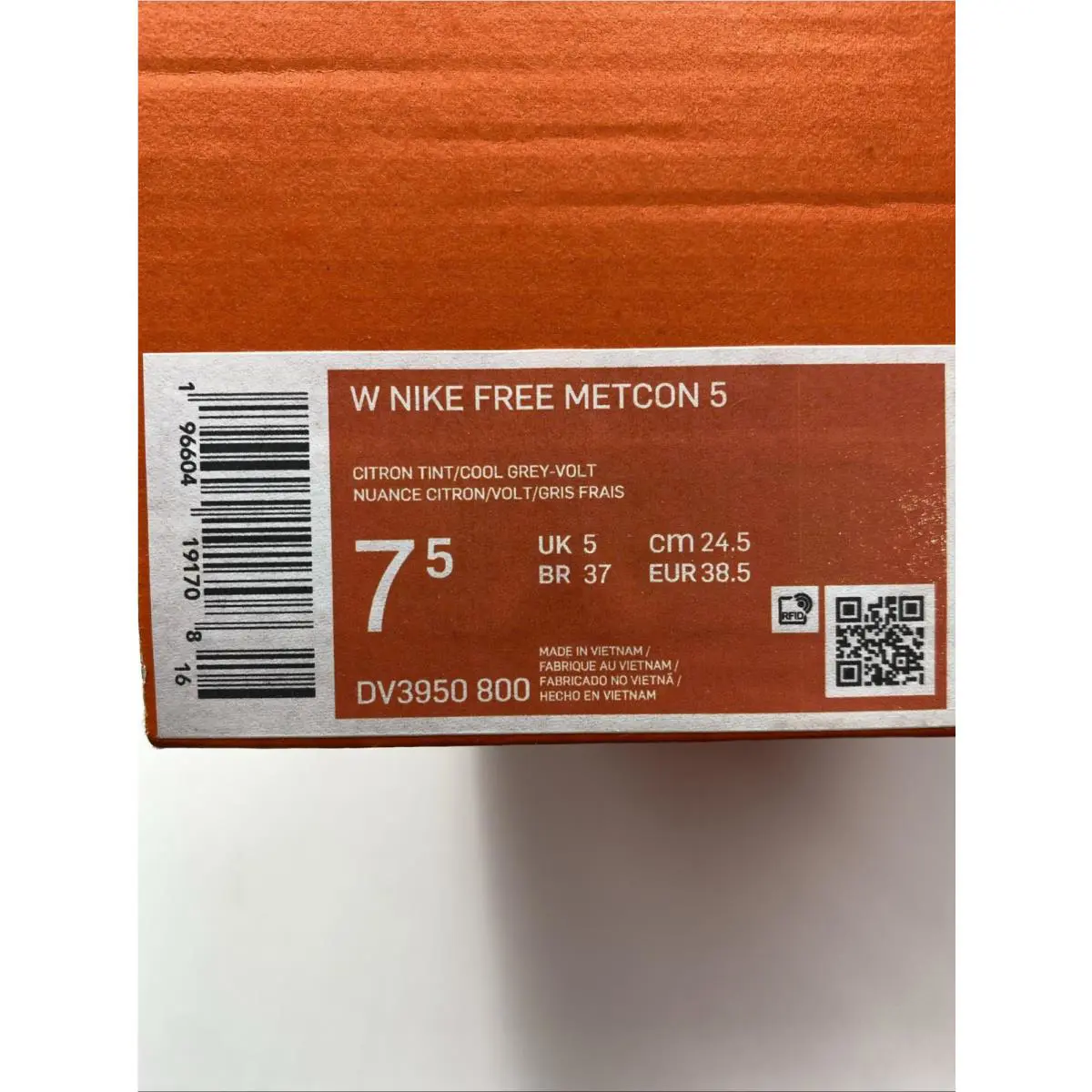 Nike shoes - Nike Free Metcon - Free Metcon - DV3950 800 - Citron Tint/Cool Grey-Volt (UPC: 196604191760) 6