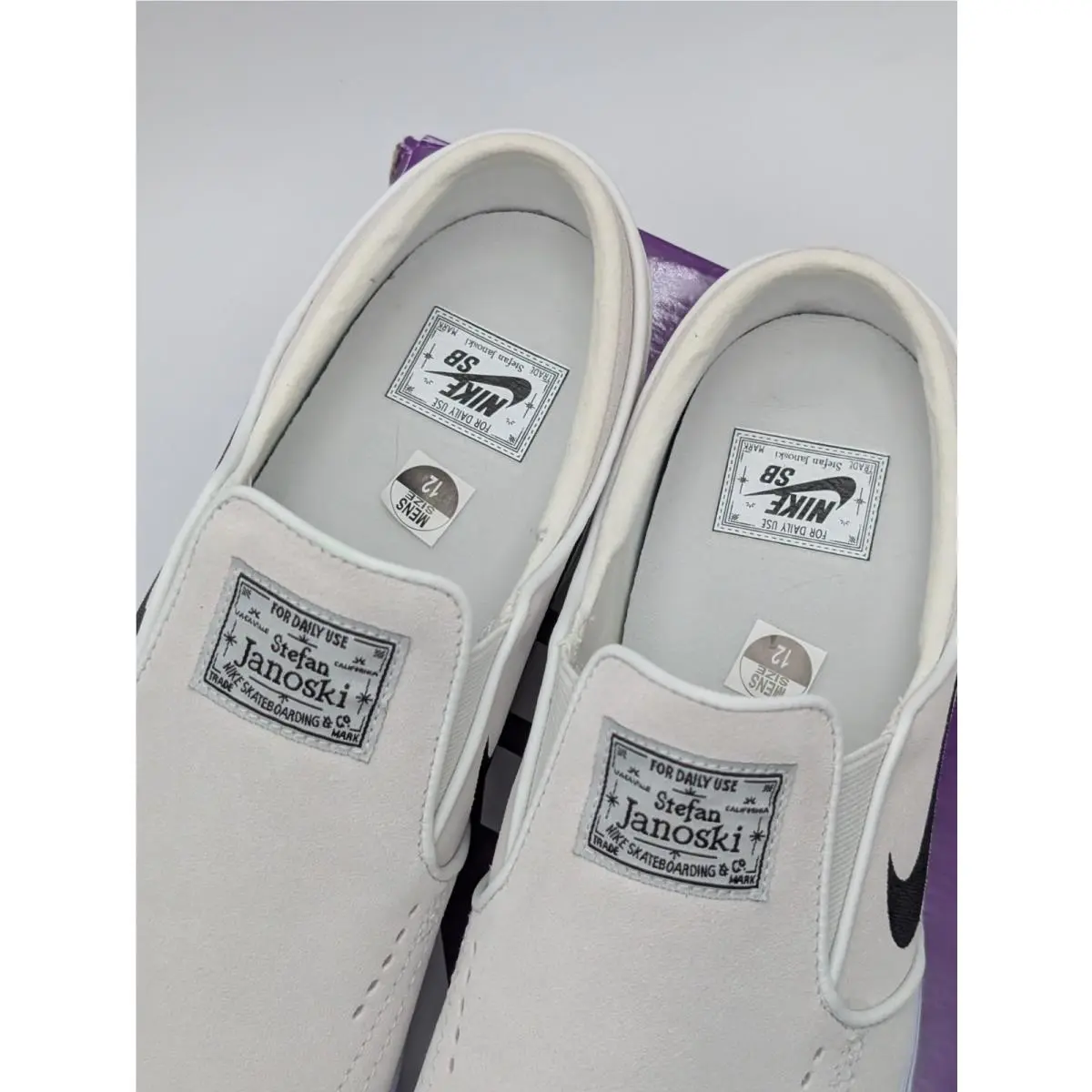 Nike shoes - Nike SB Janoski+ Slip FN5893-100 - FN5893-100 - White (UPC: 197593992055) 2