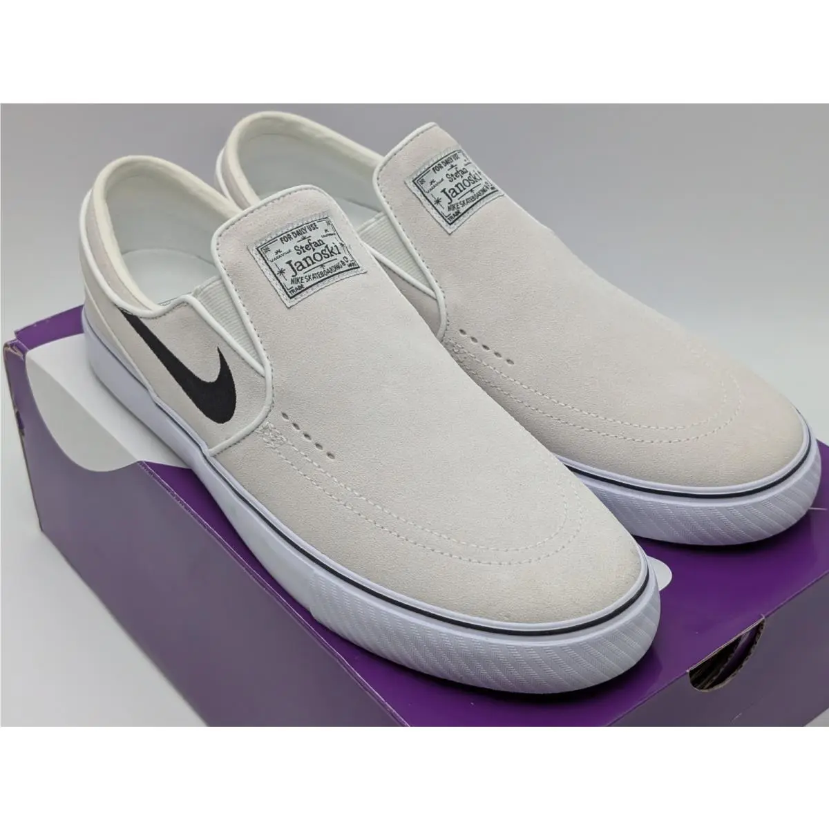 Nike shoes - Nike SB Janoski+ Slip FN5893-100 - FN5893-100 - White (UPC: 197593992055) 3