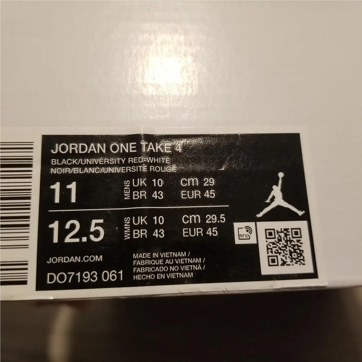 Nike shoes - Air Jordan One Take 4 - DO7193-061 - Black 5