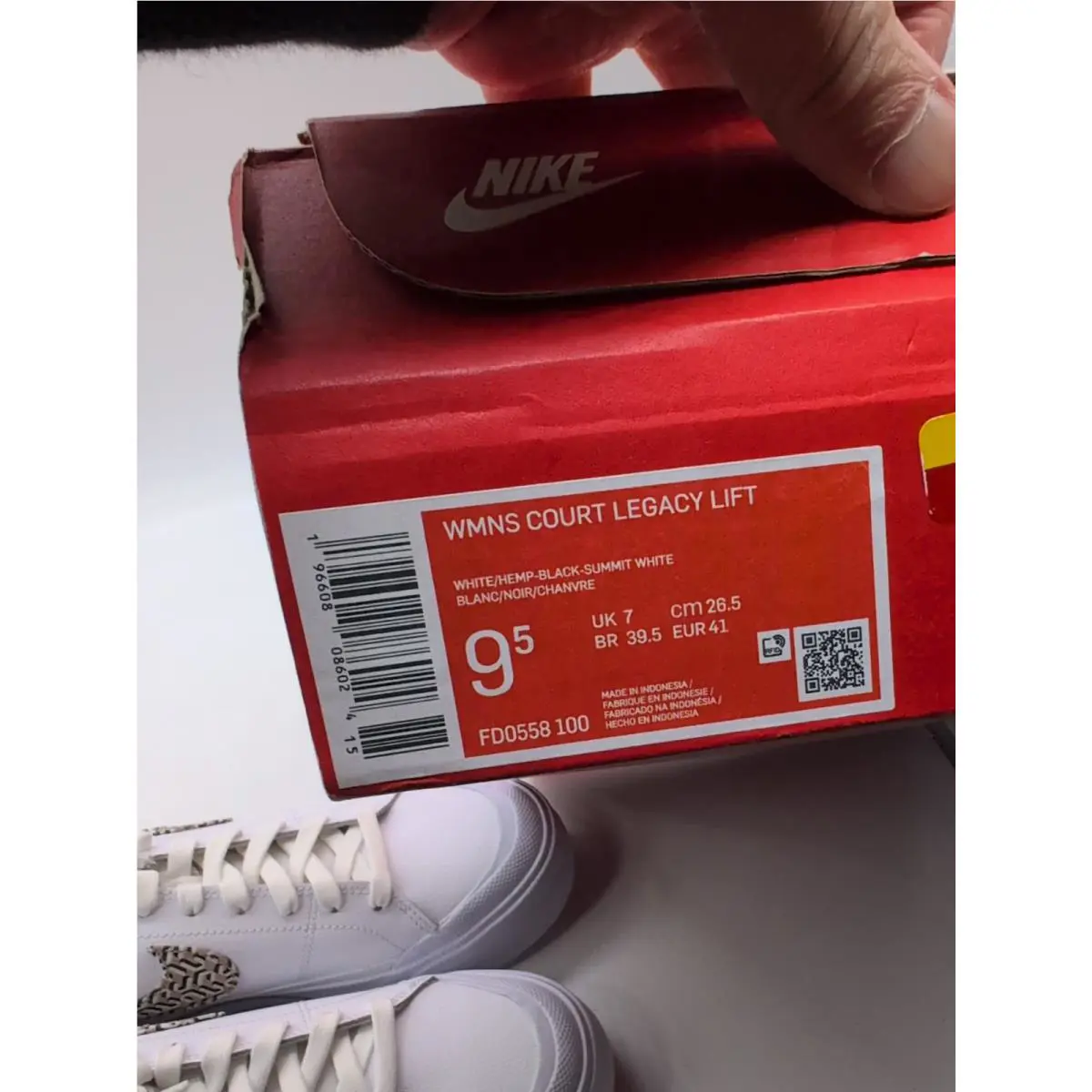 Nike shoes - Nike Court Legacy Lift - Court Legacy Lift - FD0558-100 - White 4