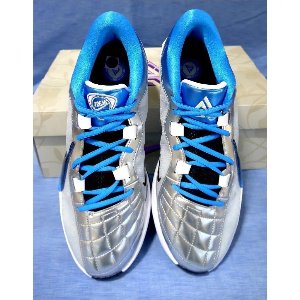 Nike shoes - FREAK 5 - FREAK - DX4985-402 - Blue,Silver,Black 8