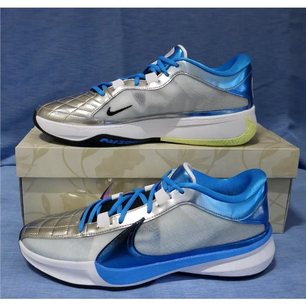 Nike shoes - FREAK 5 - FREAK - DX4985-402 - Blue,Silver,Black 7
