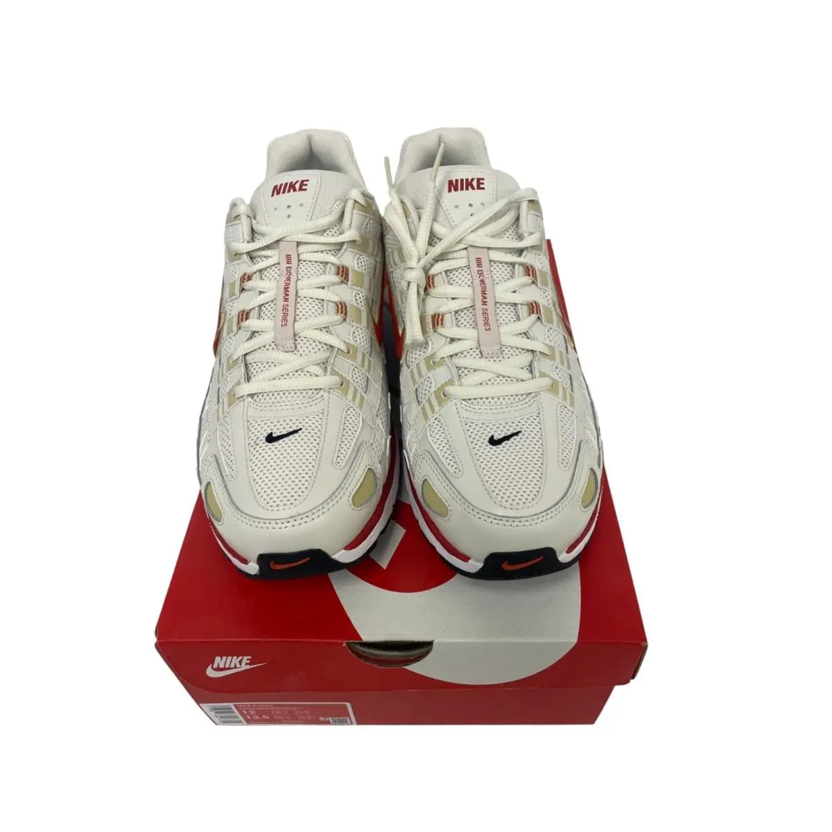 Nike P-6000 Phantom/white/black/dragon Red Men`s Sneakers Sz 12 CD6404-015