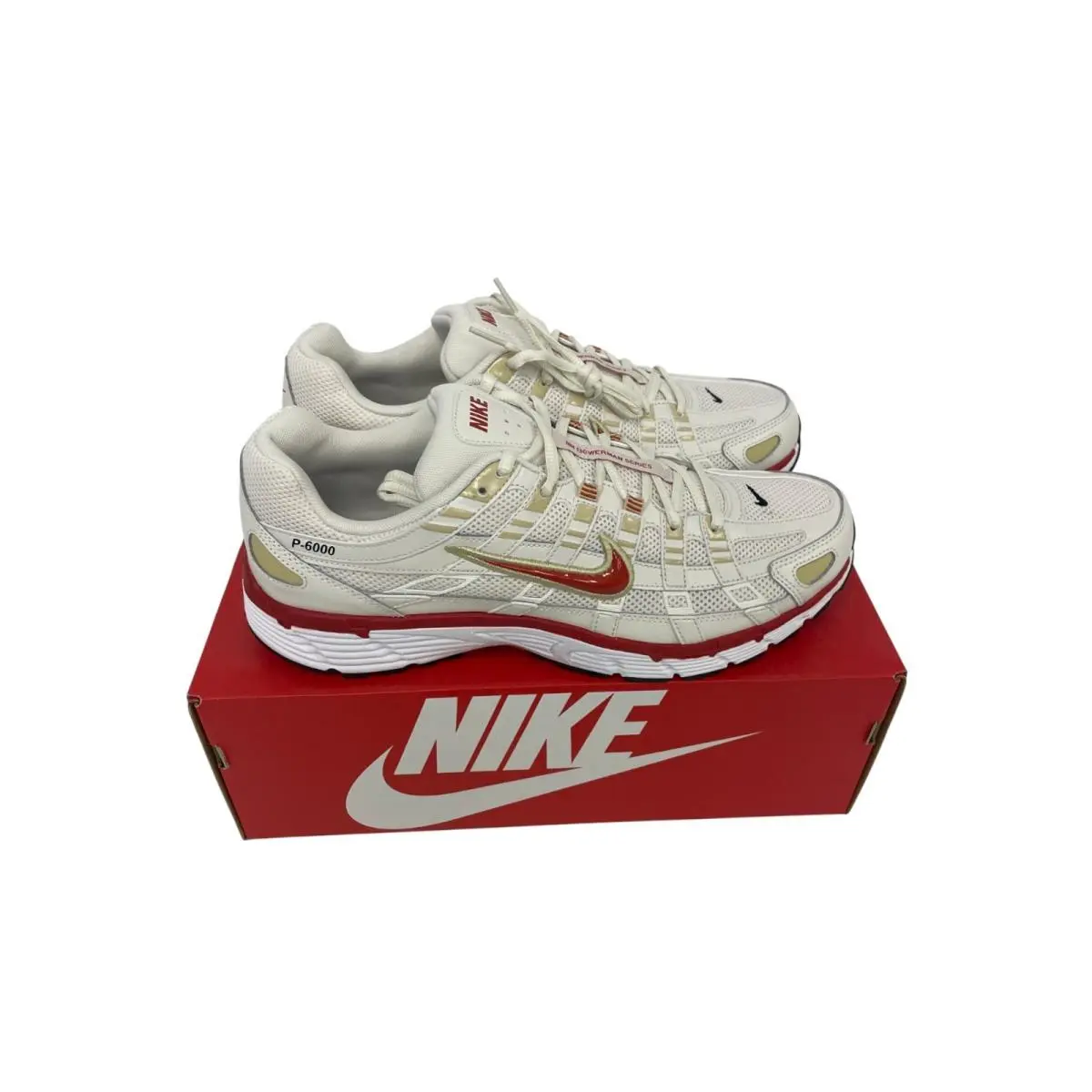 Nike shoes - Nike P-6000 - CD6404-015 - Phantom/White/Black/Dragon Red 2