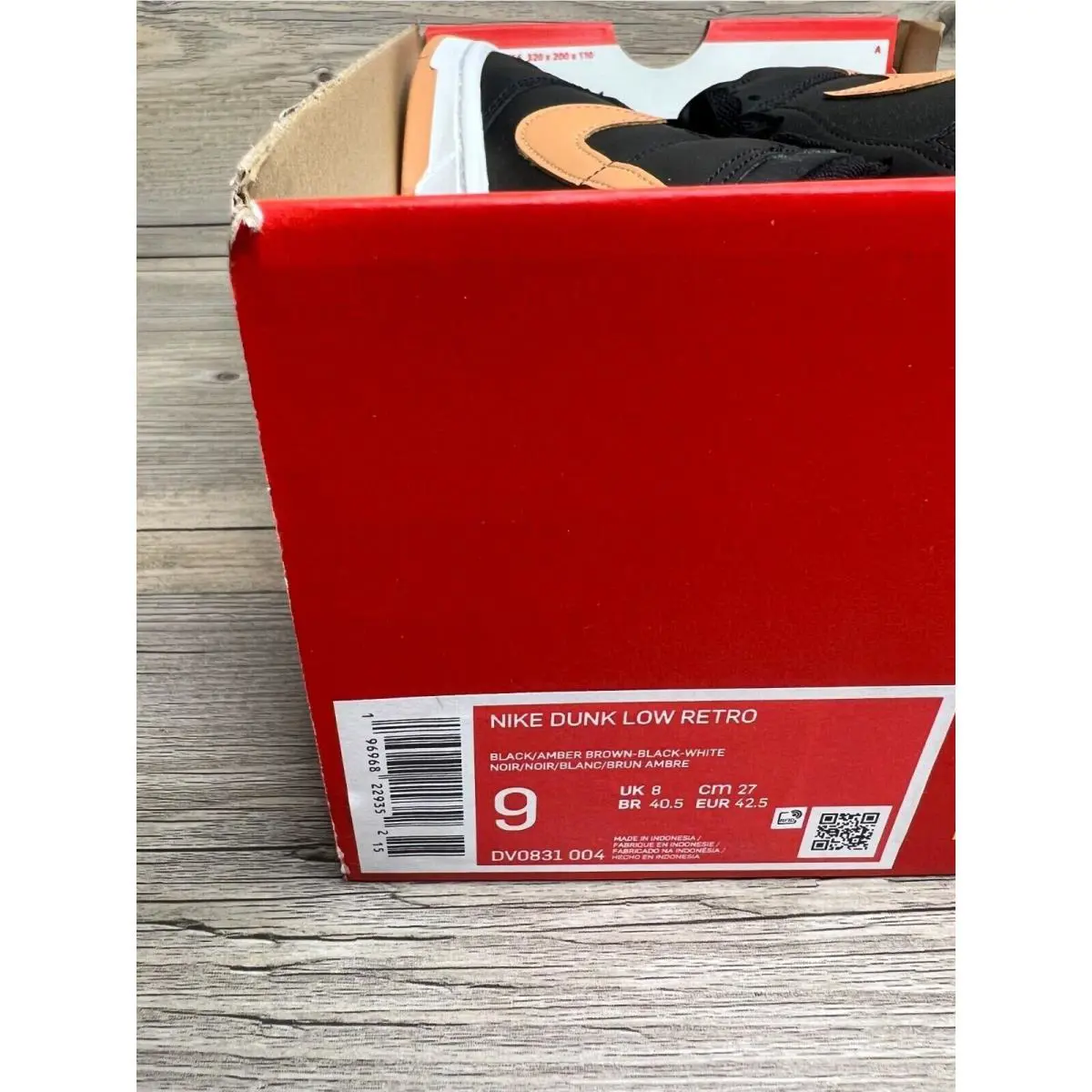 Nike shoes - Nike Dunk Low Retro - Dunk Low Retro - DV0831-004 - Black 10