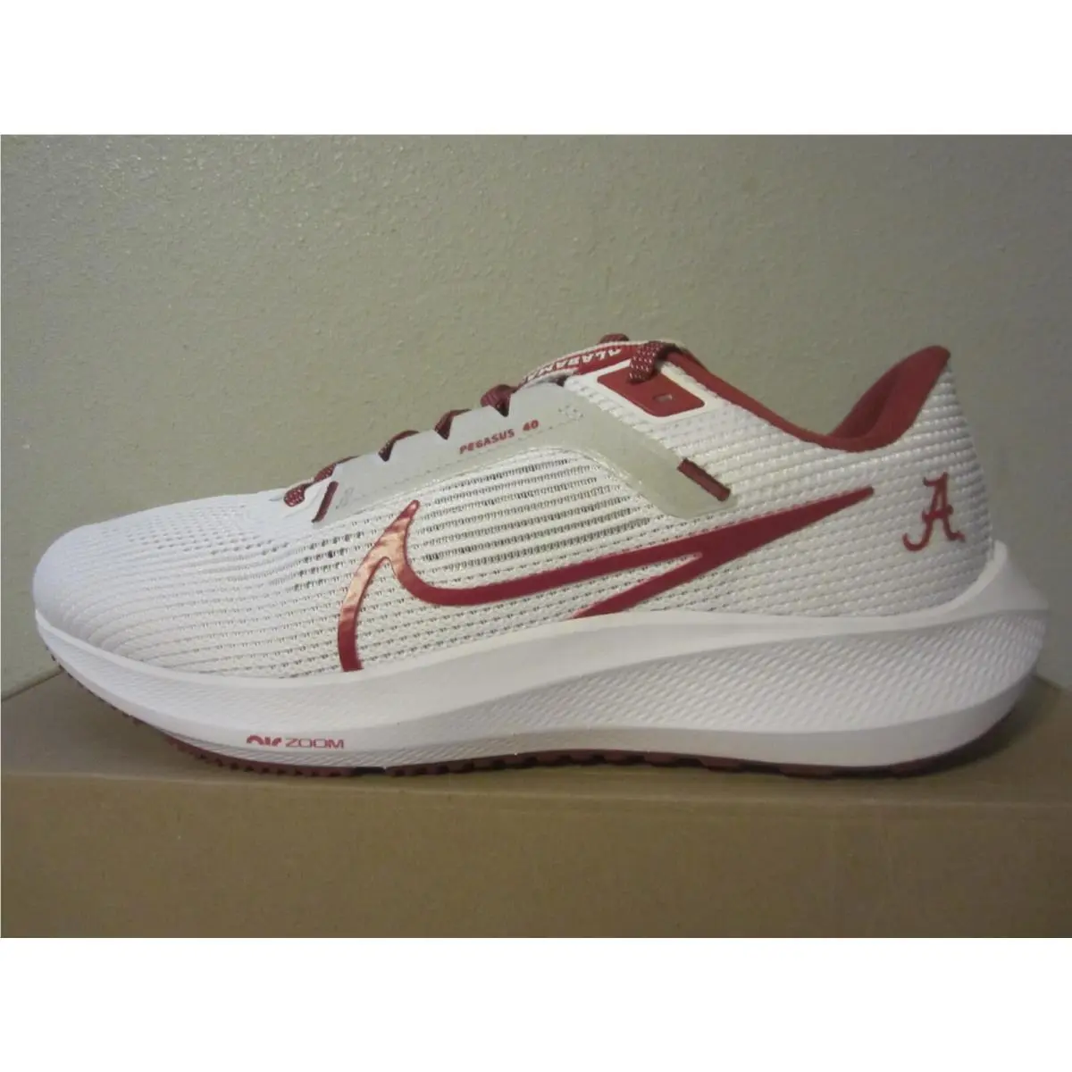 Nike shoes - Nike Zoom Pegasus - Zoom Pegasus - DZ5972-100 - White/Crimson (UPC: 196609359271) 4
