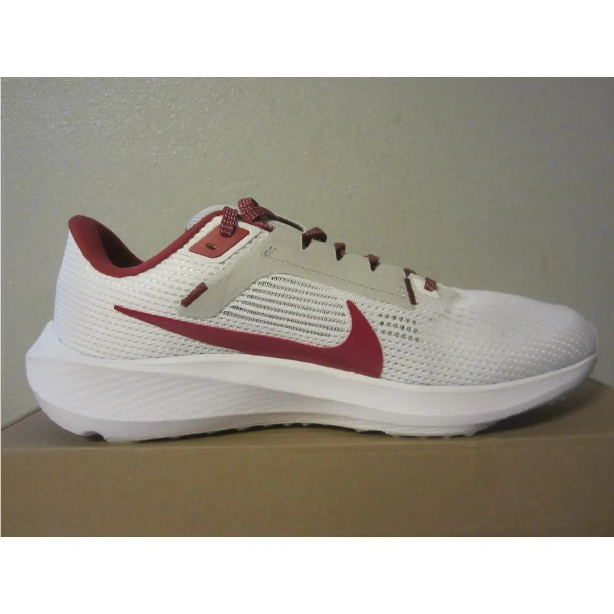 Nike shoes - Nike Zoom Pegasus - Zoom Pegasus - DZ5972-100 - White/Crimson (UPC: 196609359271) 5