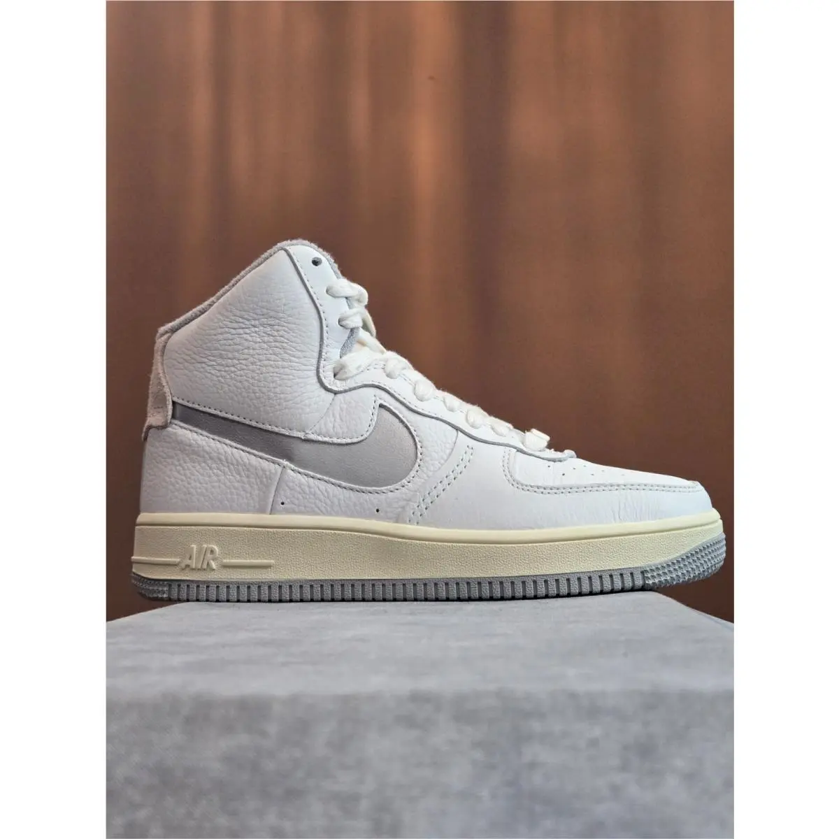 Nike Air Force 1 AF1 Sculpt Summit White Silver DC3590-101 Women`s 7W / 5.5Y