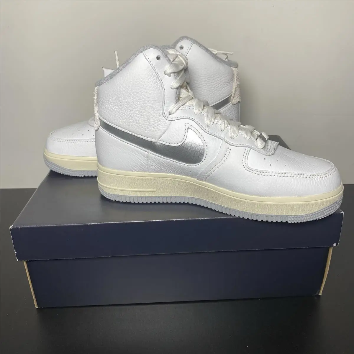 Nike shoes - Nike Air Force 1 Sculpt - DC3590-101 - Summit White, Silver 4