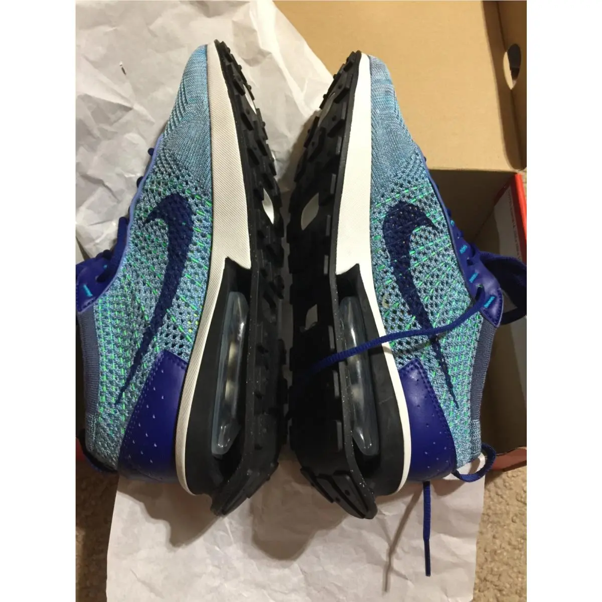 Nike shoes - Nike Air Max Flyknit Racer - FD2765-400 - Blue (UPC: 196155087277) 3