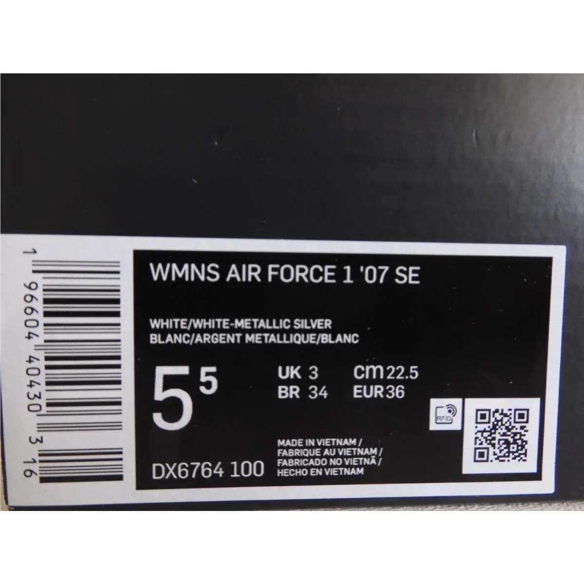 Nike shoes - Nike Air Force 1 `07 SE - DX6764-100 - White (UPC: 196604404303) 3