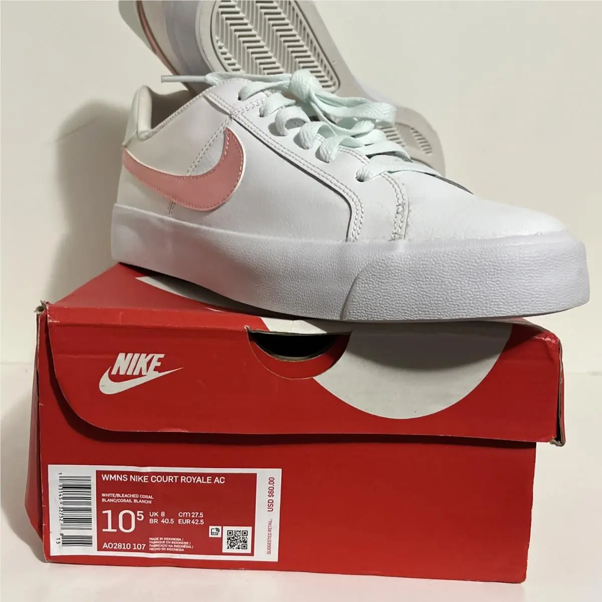 Nike shoes - Nike Court Royale - Court Royale - AO2810-107 - White 9