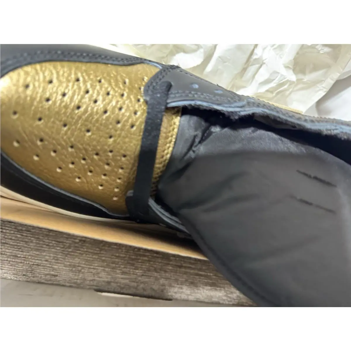 Nike shoes - Air Jordan 1 Retro OG - DZ5485071 - Black/Metallic Gold, Manufacturer: Black/Metallic Gold/Sail 6