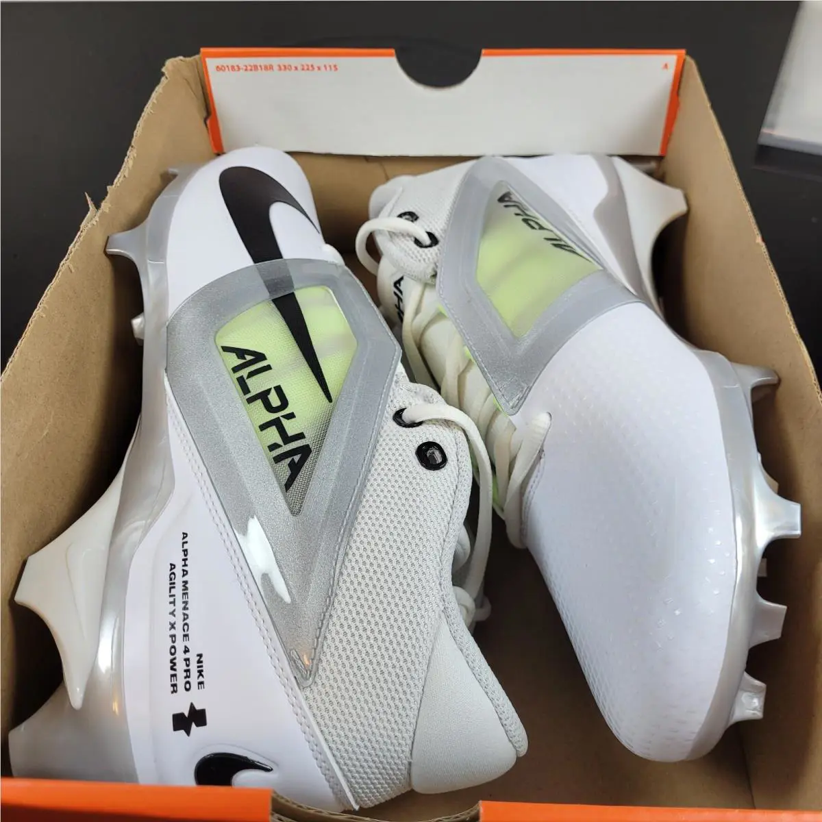 Nike shoes - Nike Alpha Menace 4 Pro - FD7037-100 - White 5