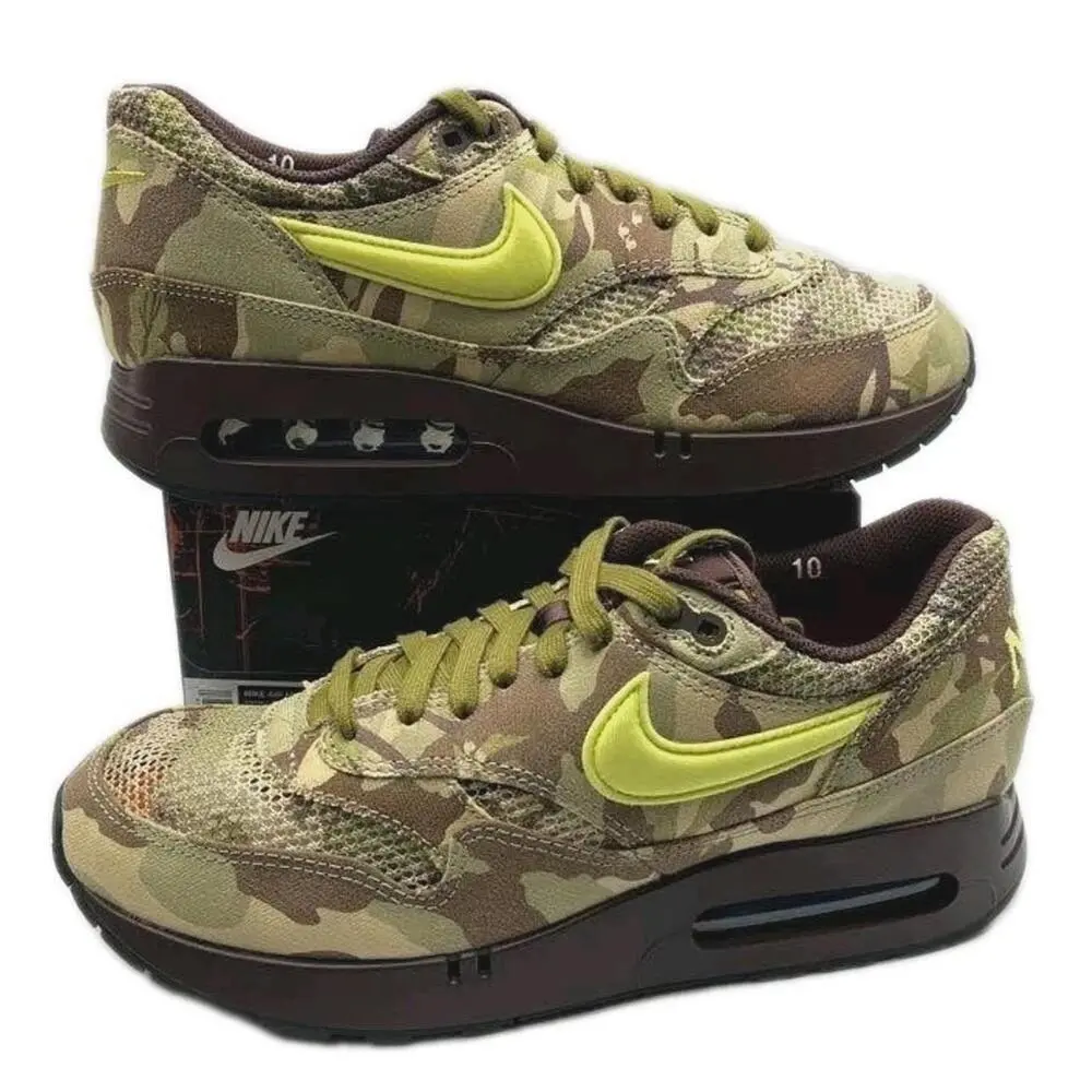 Nike Air Max 1 86 OG Mens 10 Earth Oil Green Black Light Lemon Twist FN8358-200