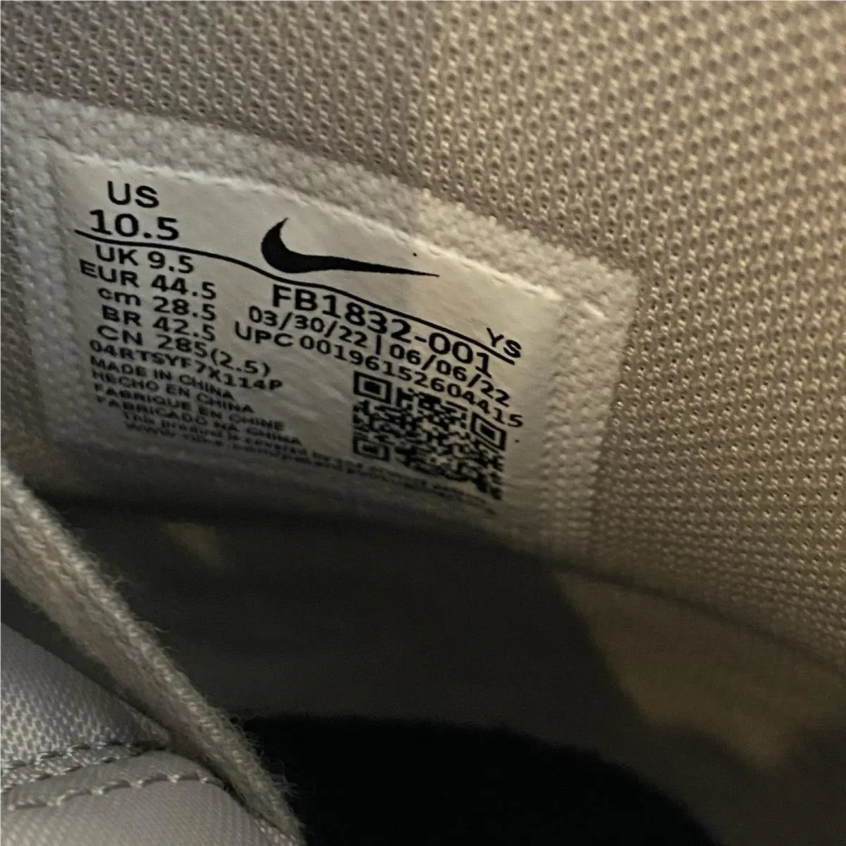 Nike shoes - Nike Terminator - Terminator - FB1832-001 - Blue, Manufacturer: Granite/Dark Obsidian/Sail 6