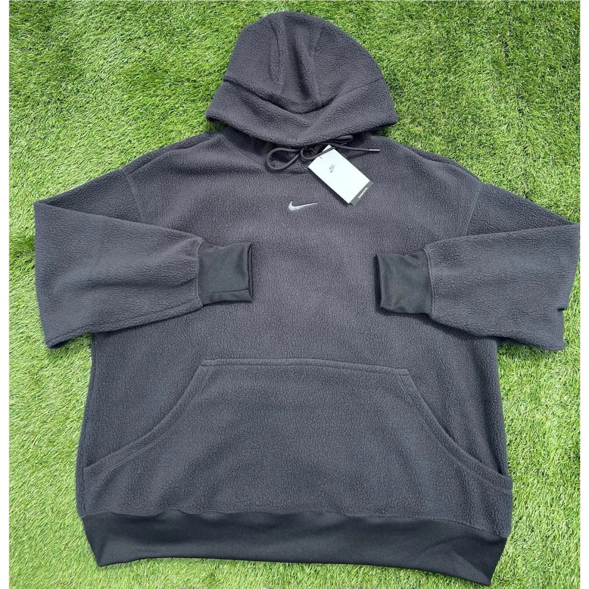 Woman’s Xxl Nike Sportswear Solo Swoosh Plush Oversized Hoodie DX6420-010