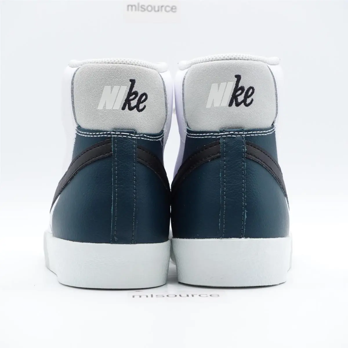 Nike shoes - Nike Blazer Mid `77 Premium Remix Split - FB8889-100 - White, Manufacturer: White/Black/Deep Jungle (UPC: 196968237340) 2