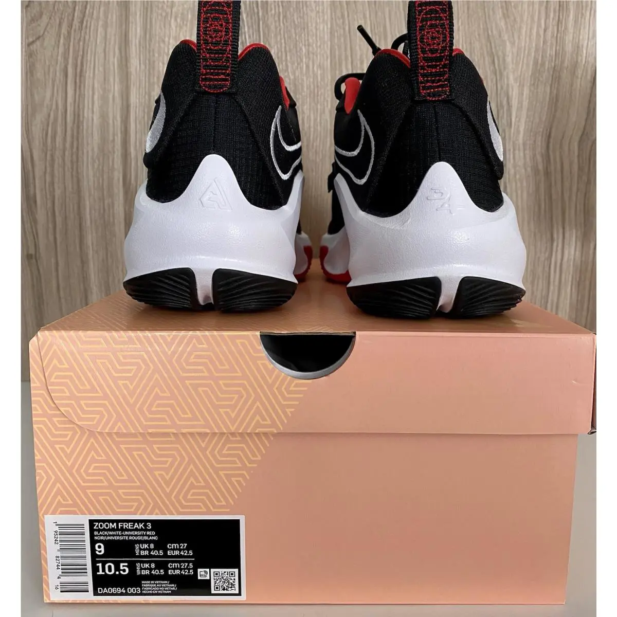 Nike shoes - Nike Zoom Freak - Zoom Freak - DA0694-003 - Black 6