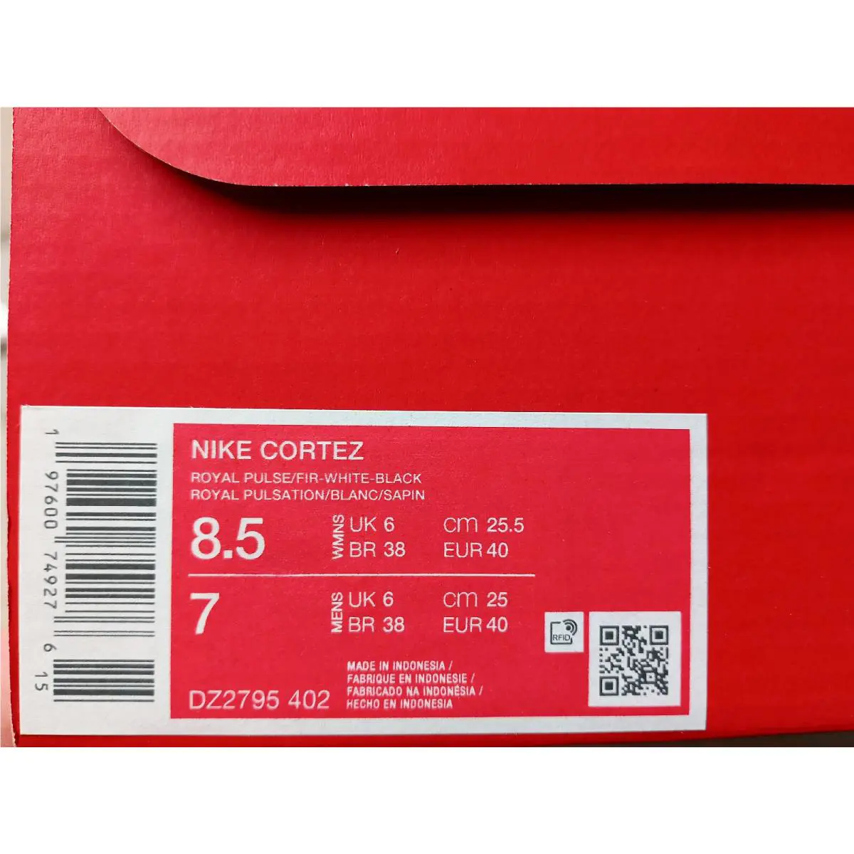 Nike shoes - Nike Cortez - Cortez - DZ2795-402 - Blue (UPC: 197600749276) 4