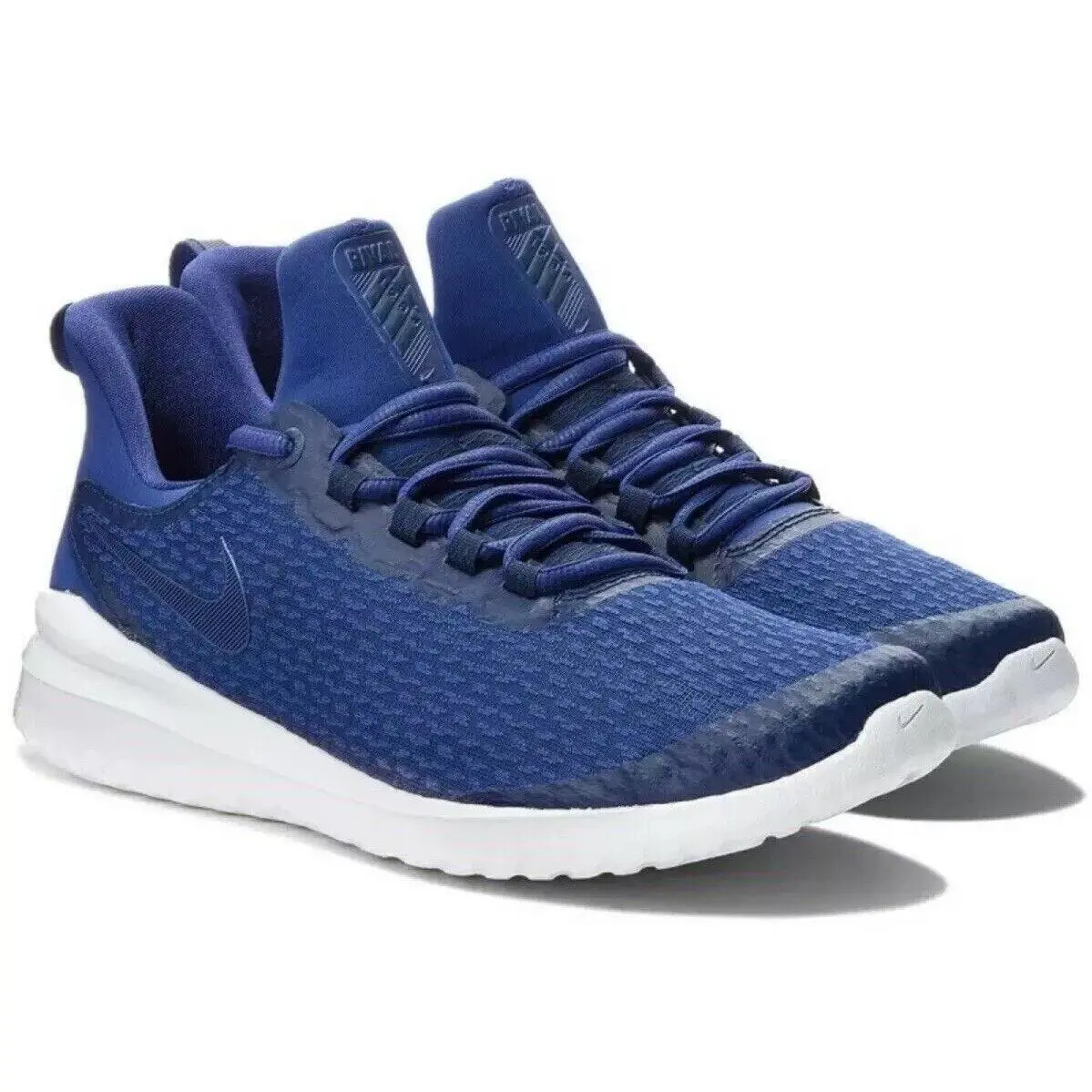 Nike Men`s Renew Rival Blue Void / Deep Royal Ankle-high Fabric Running - 7.5 - Blue Void/White/Deep Royal Blue