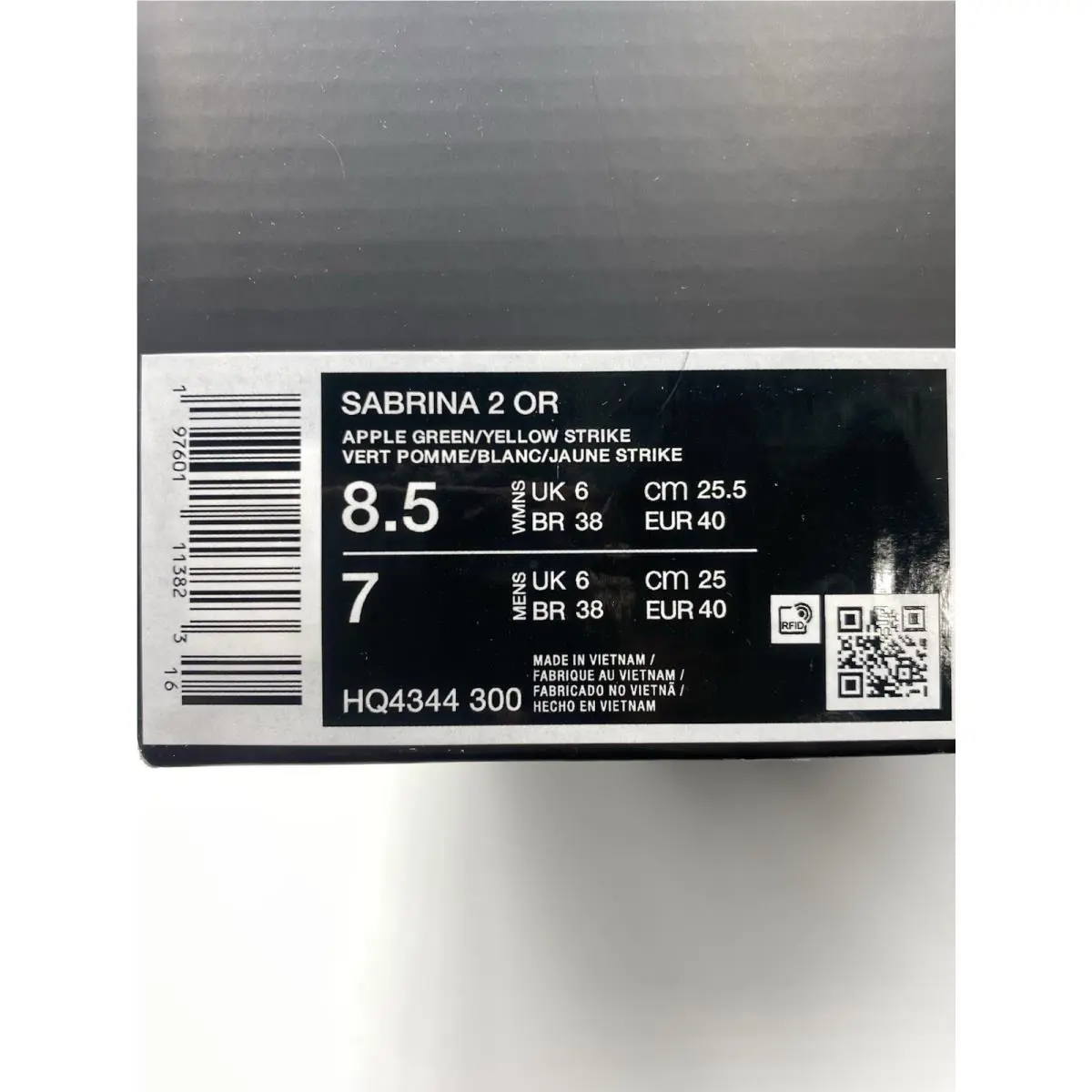 Nike shoes - Nike Sabrina 2 - Sabrina - HQ4344 300 - Apple Green/Yellow Strike (UPC: 197601113823) 6