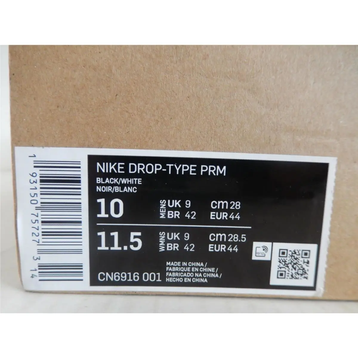 Nike shoes - Nike Drop Type - Drop Type - CN6916-001 - Black (UPC: 193150757273) 5