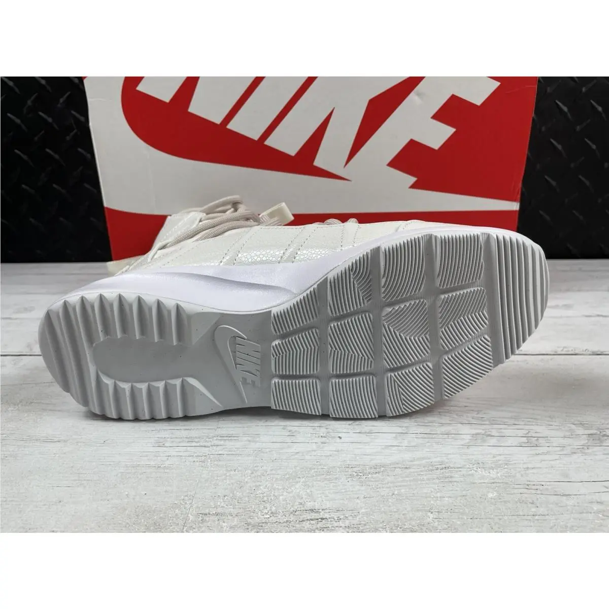 Nike shoes - Tanjun High Rise - Tanjun High Rise - AO0355-005 - Phantom/Gym Red/Desert Sand (UPC: 0193151581051) 8