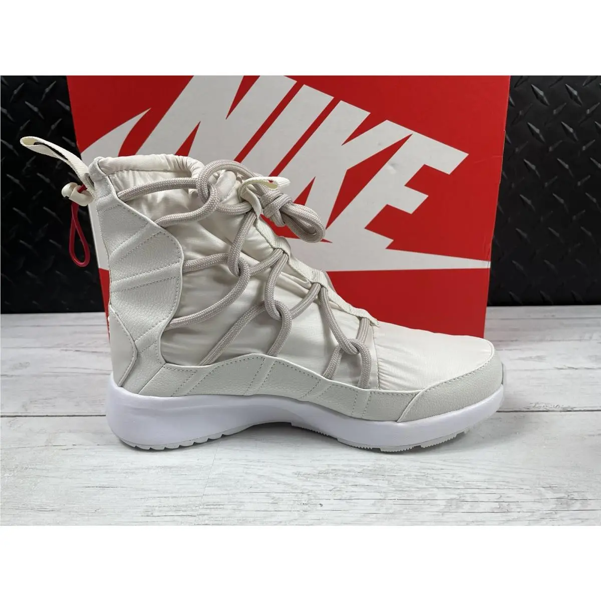 Nike shoes - Tanjun High Rise - Tanjun High Rise - AO0355-005 - Phantom/Gym Red/Desert Sand (UPC: 0193151581051) 7