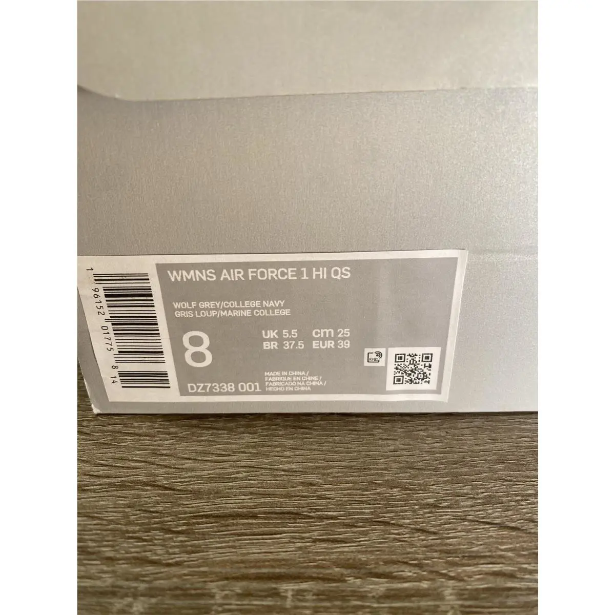 Nike shoes - Nike Air Force 1 - Air Force - DZ7338-001 - Gray 12