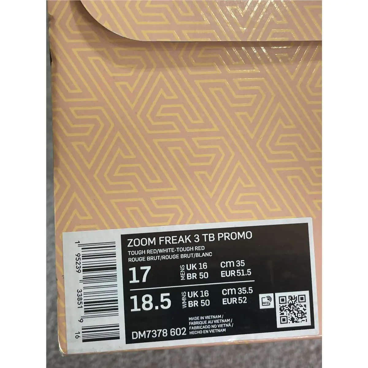 Nike shoes - Nike Zoom Freak - Zoom Freak - DM7378-602 - Red (UPC: 195239918568) 3