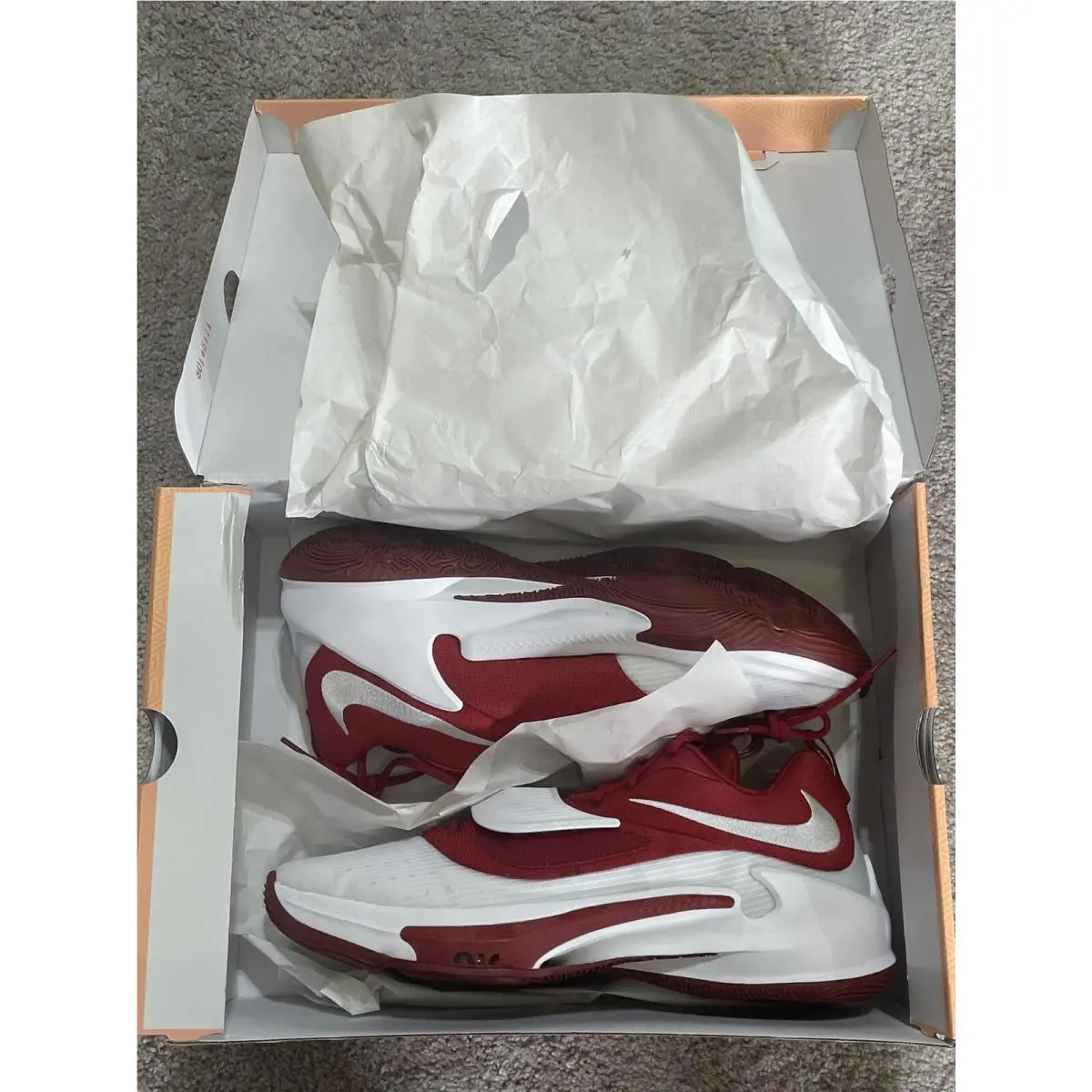 Nike shoes - Nike Zoom Freak - Zoom Freak - DM7378-602 - Red (UPC: 195239918568) 4