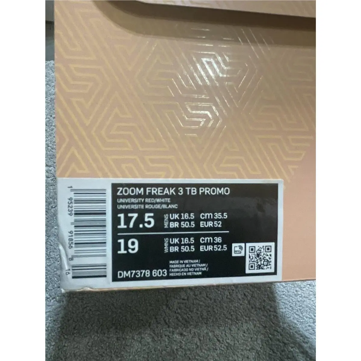 Nike shoes - Nike Zoom Freak - Zoom Freak - DM7378-602 - Red (UPC: 195239918568) 4