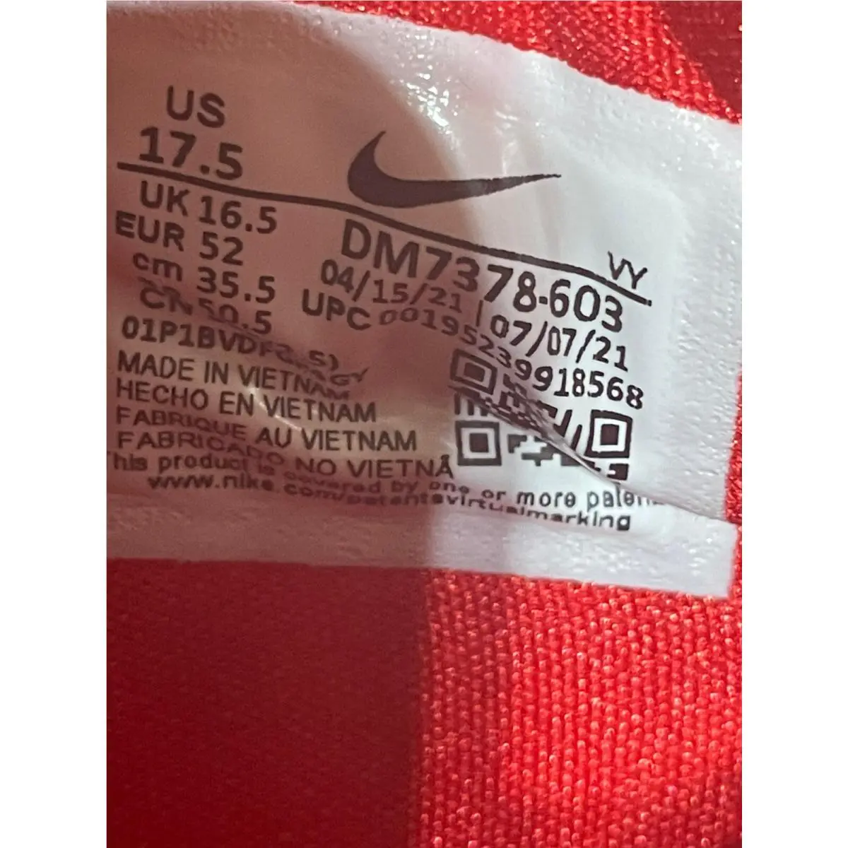 Nike shoes - Nike Zoom Freak - Zoom Freak - DM7378-602 - Red (UPC: 195239918568) 5