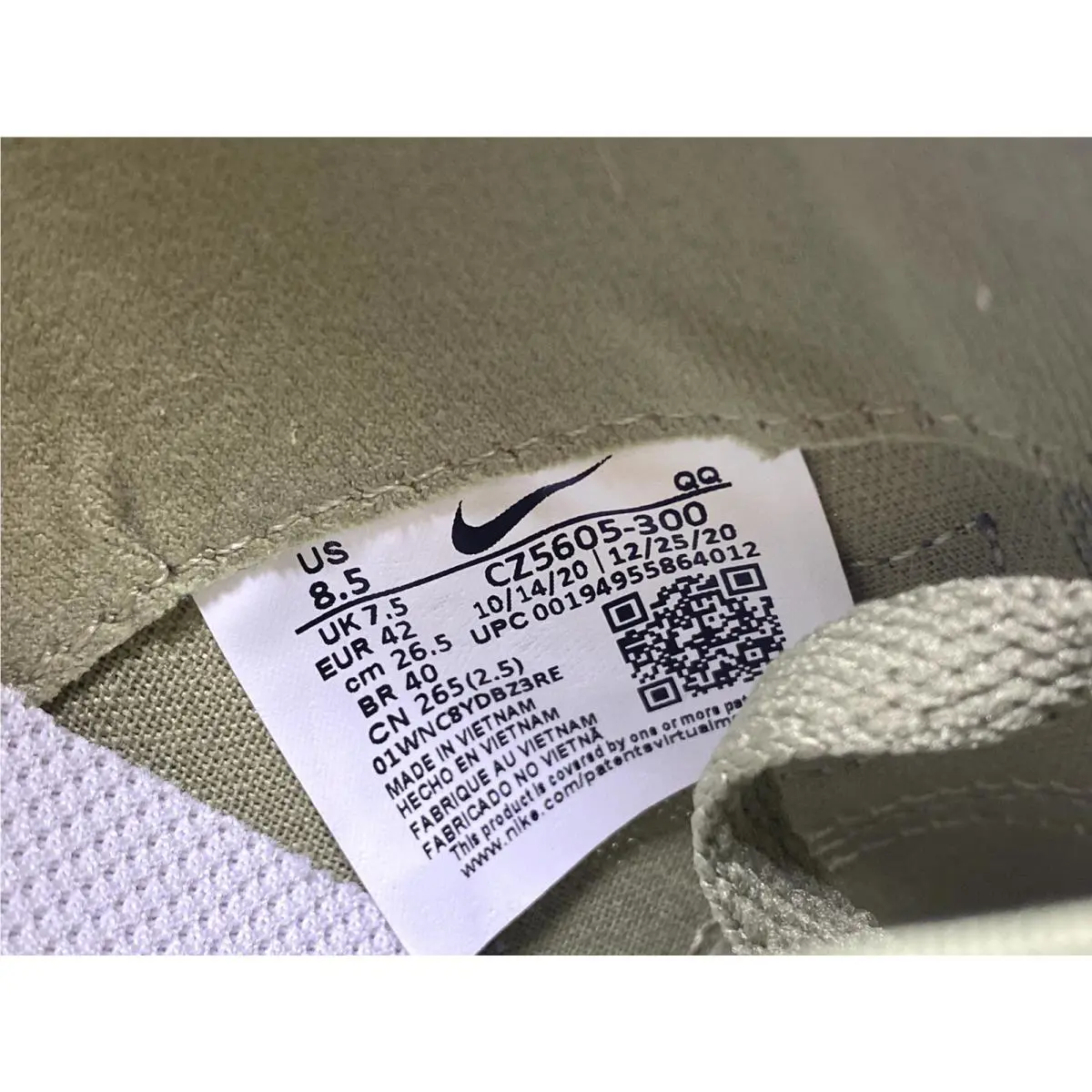 Nike shoes - Blazer Court - Blazer Court - CZ5605-300 - Dusty Olive/Medium Olive 8