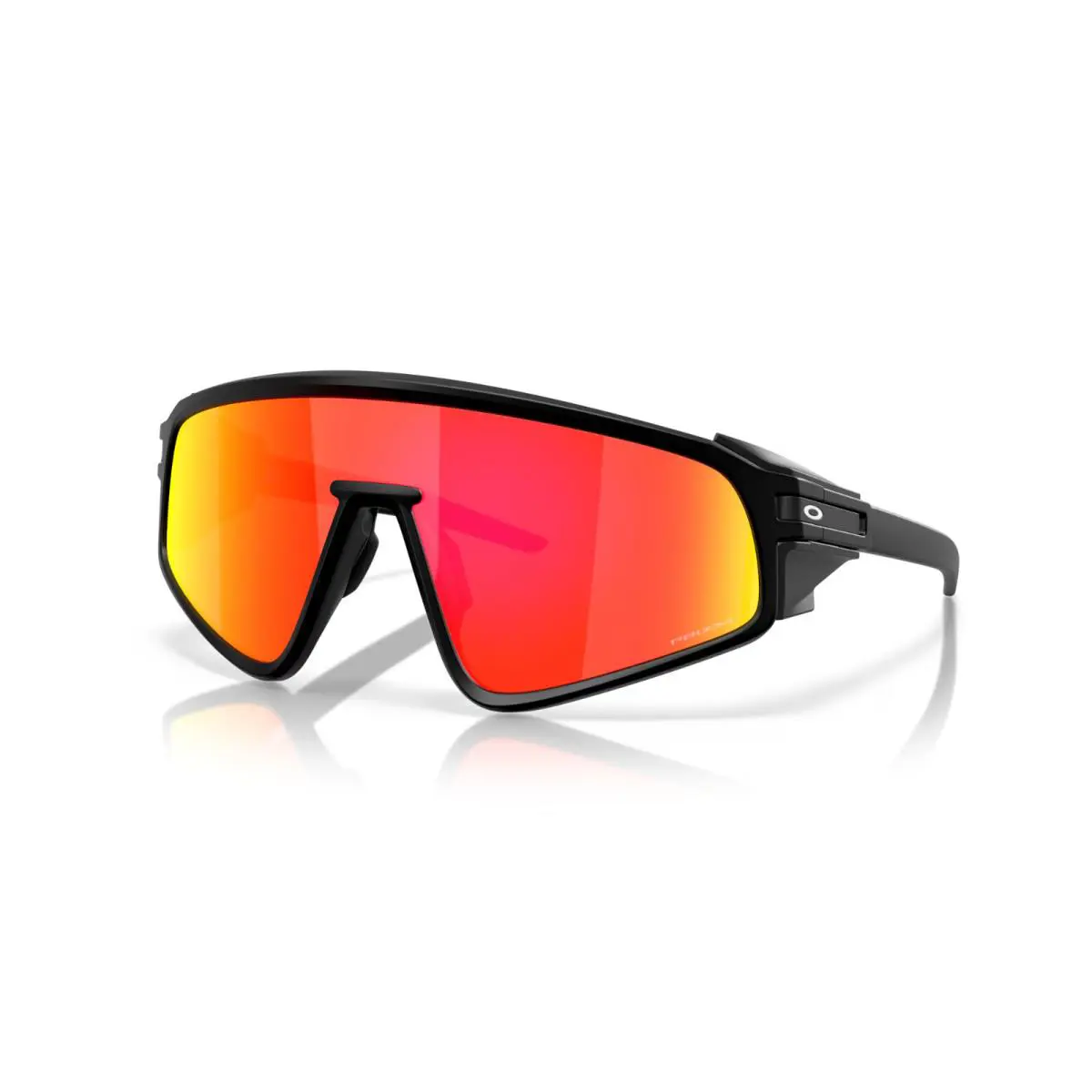 Latch Panel Sunglasses OO9404-1635 Matte Black Frame W/ Prizm Ruby Lens by Oakley
