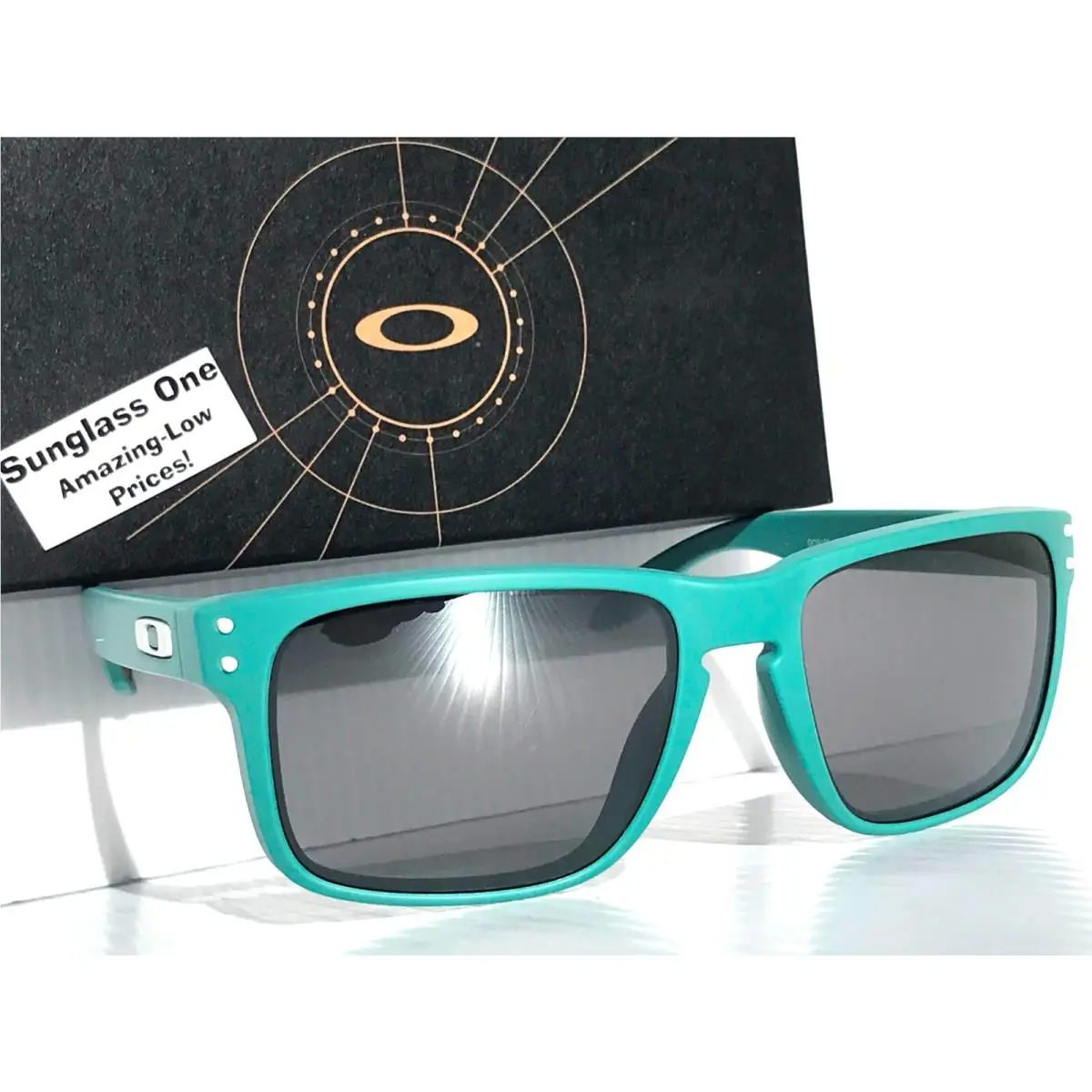 Oakley Holbrook Matte Pacific Teal Prizm Black Lens Sunglass 9102-AF