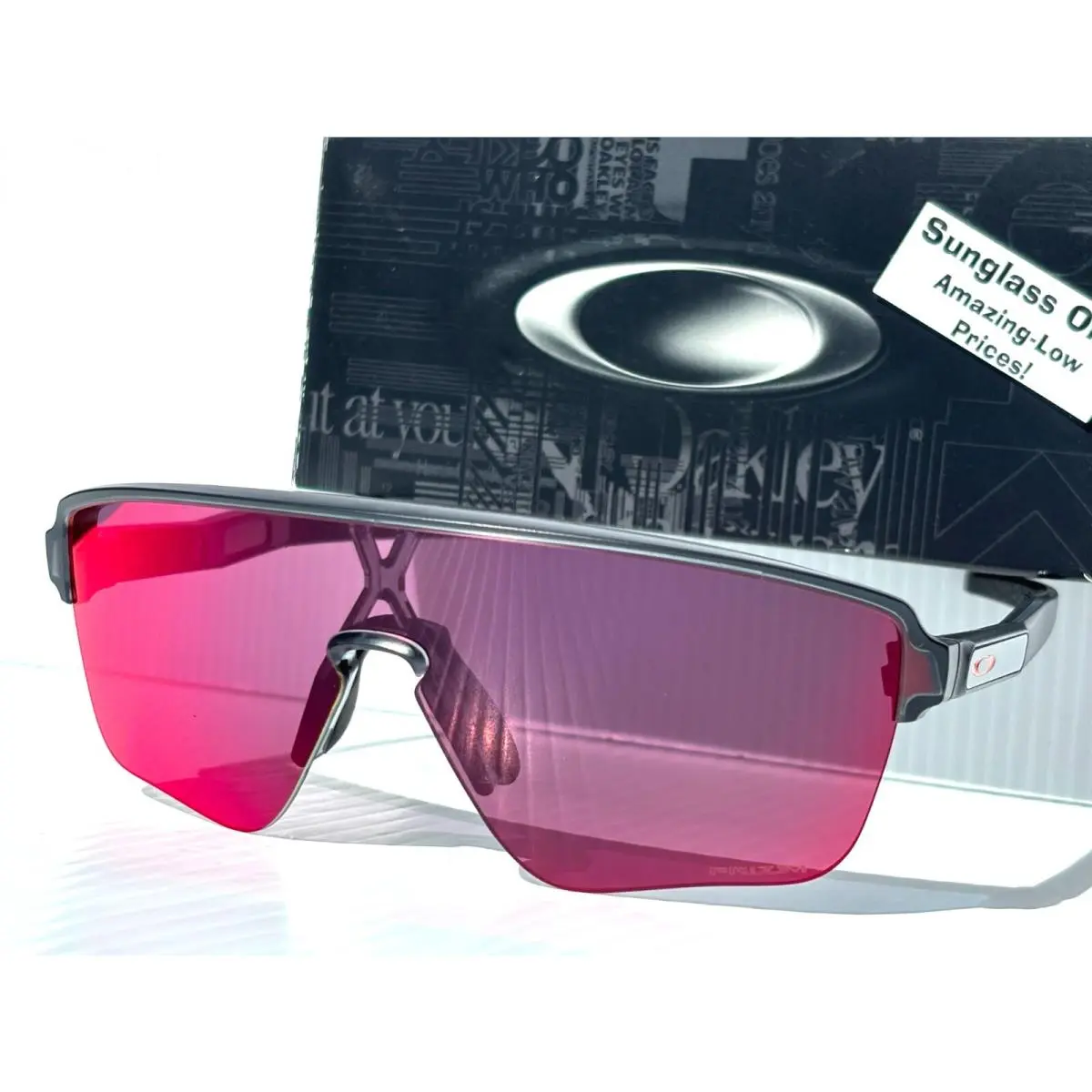 Corridor SQ Matte Grey Smoke Prizm Road Lens Sunglass 9415-03 by Oakley