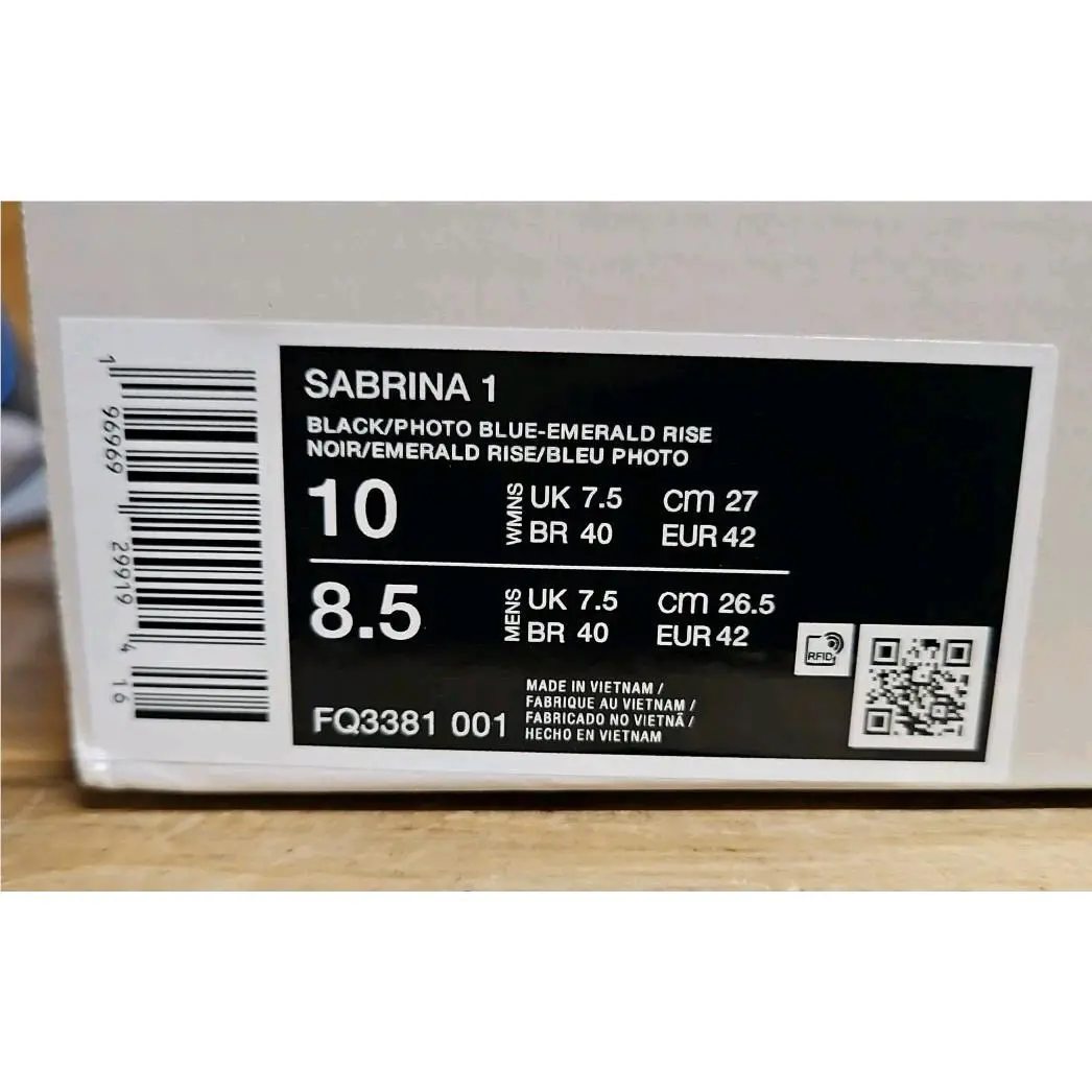Nike shoes - Nike Sabrina 1 - Sabrina - FQ3381-001 - Blue 8