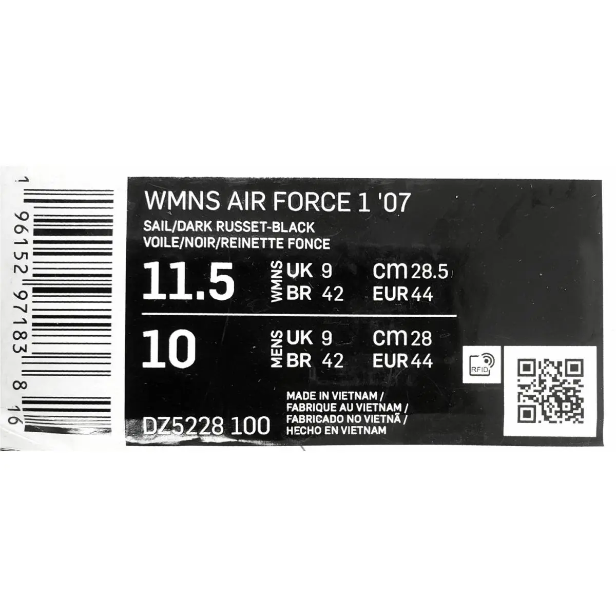 Nike shoes - Nike Air Force 1 `07 - DZ5228-100 - Multicolor (UPC: 196152971838) 5