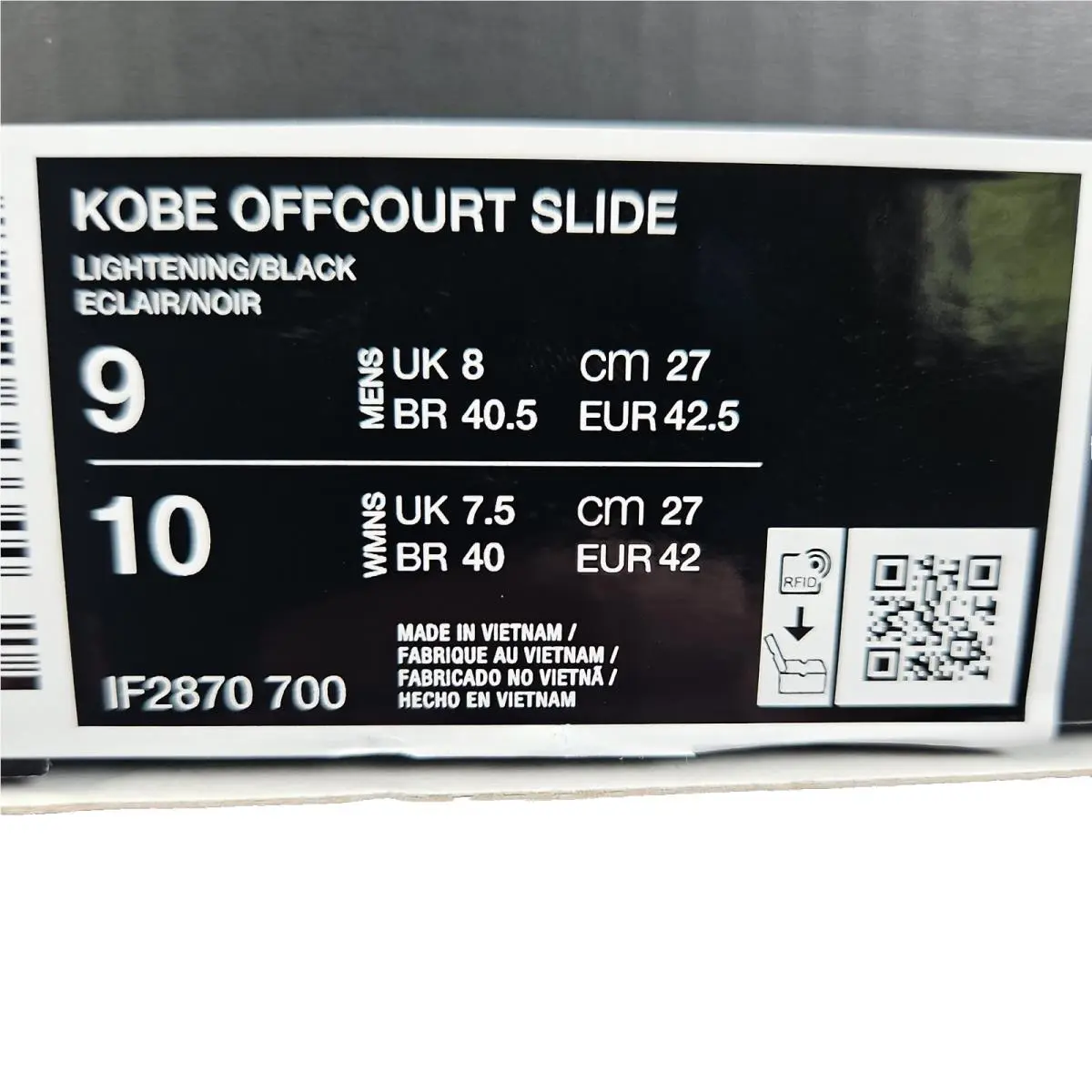 Nike shoes - Kobe Offcourt Slide - Kobe Offcourt Slide - If2870700 - Yellow 8