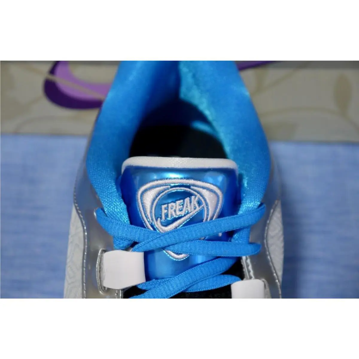 Nike shoes - Nike Zoom Freak - Zoom Freak - DX4996-402 - Blue,Silver,Black 8