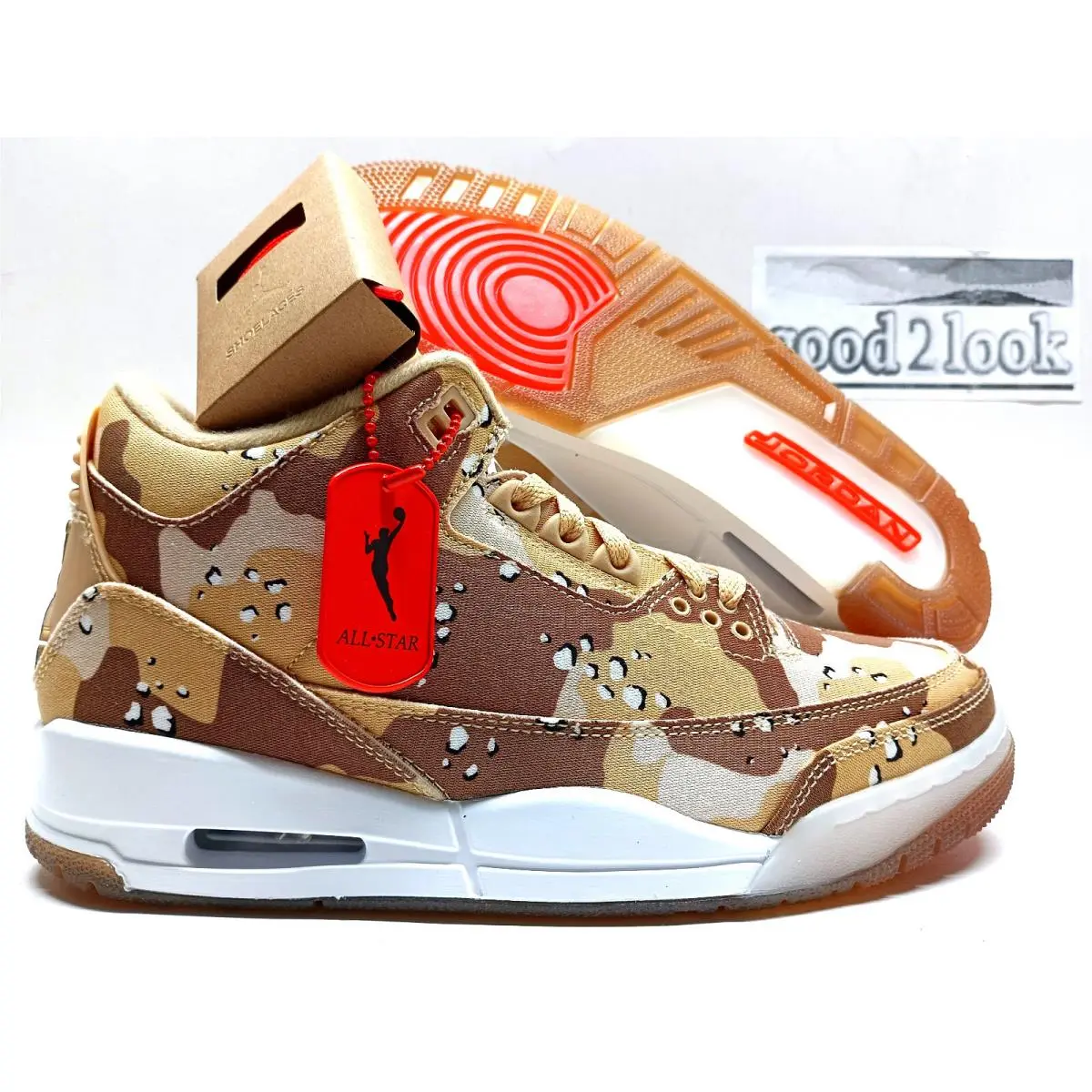 Nike Air Jordan 3 Retro Tex Drifwood/sail-hemp Size Women`s 8 HM4301-200